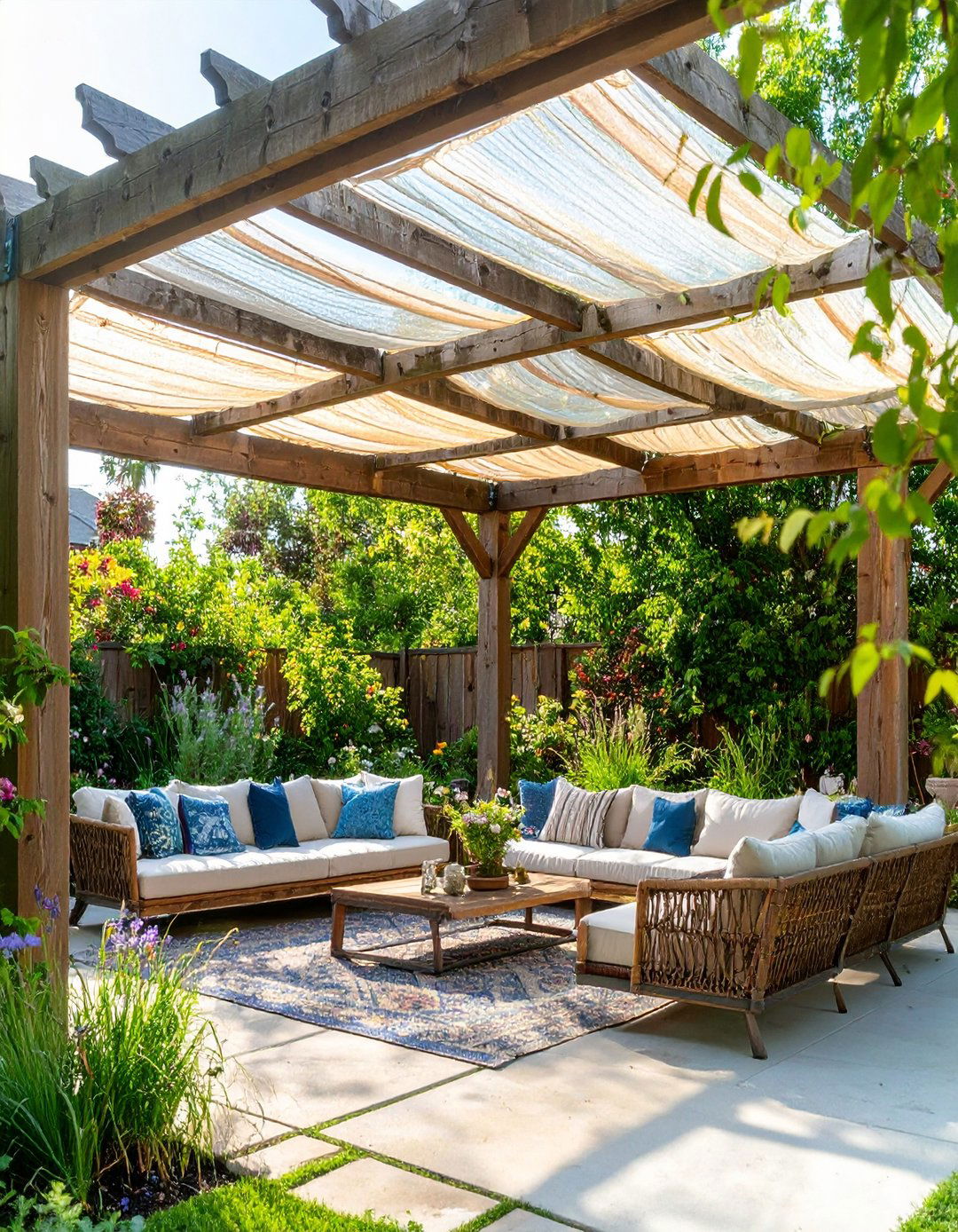 Screen Door Roof Panel - 30 budget diy backyard shade ideas