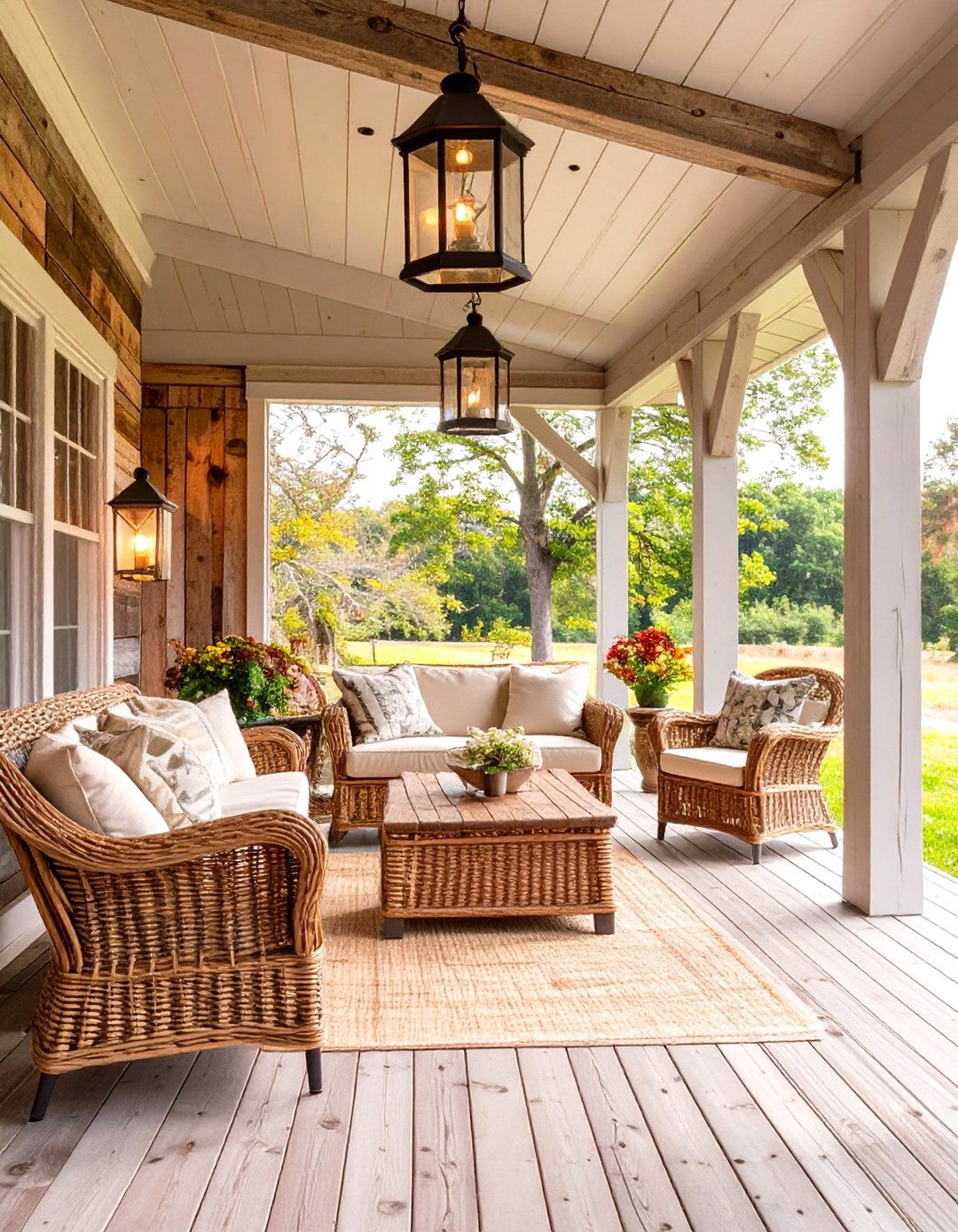 Screen Porch with Comfortable Swing Beds - 30 screen porch ideas