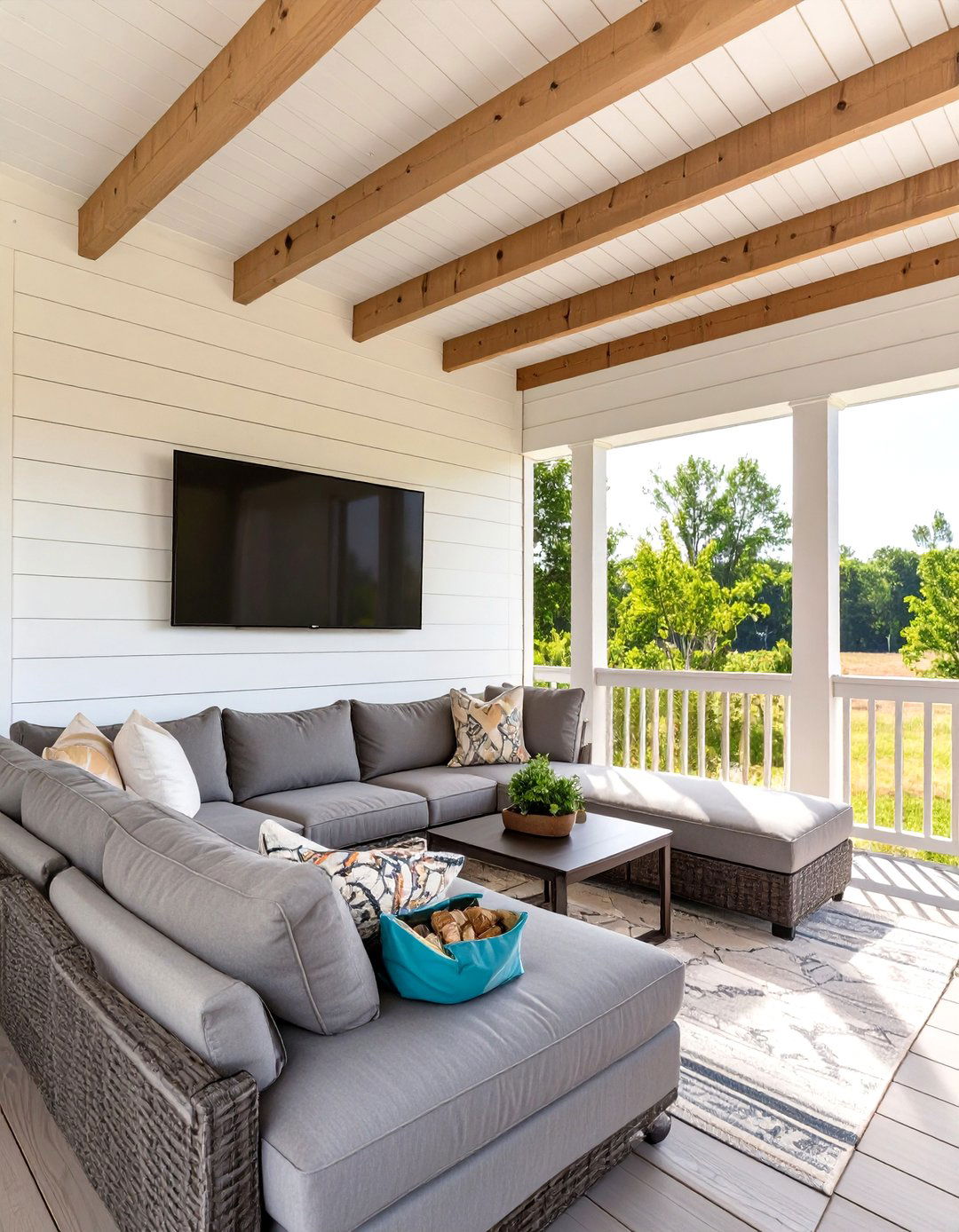 Screened In Back Porch Designed for Home Entertainment - 30 screened in back porch ideas