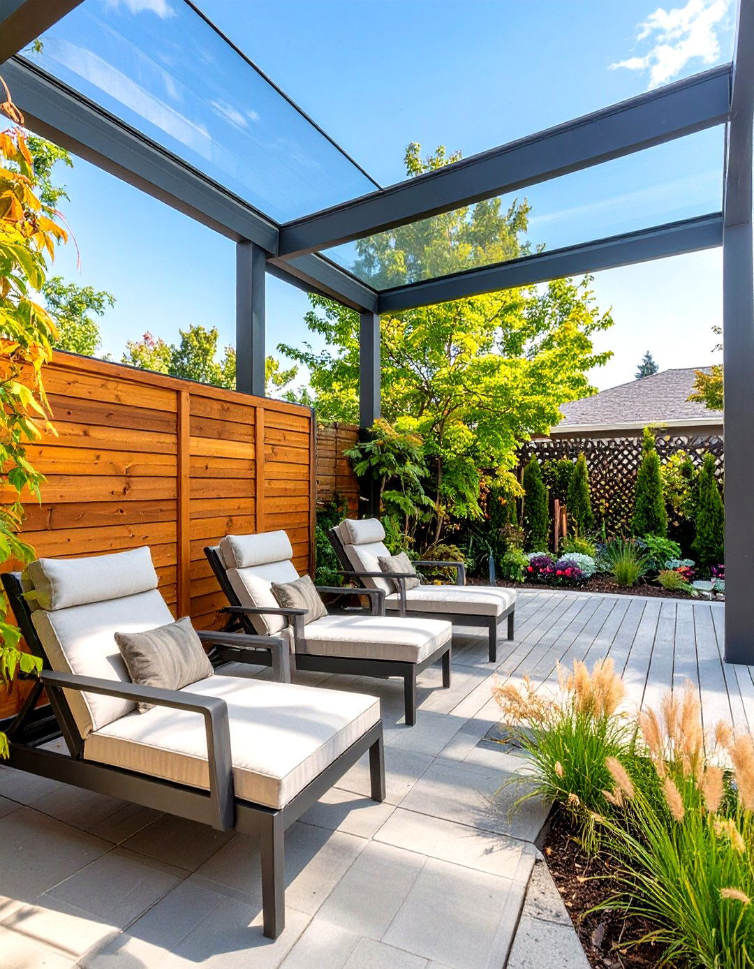 Screened In Deck with Privacy Walls - 30 screened in deck ideas