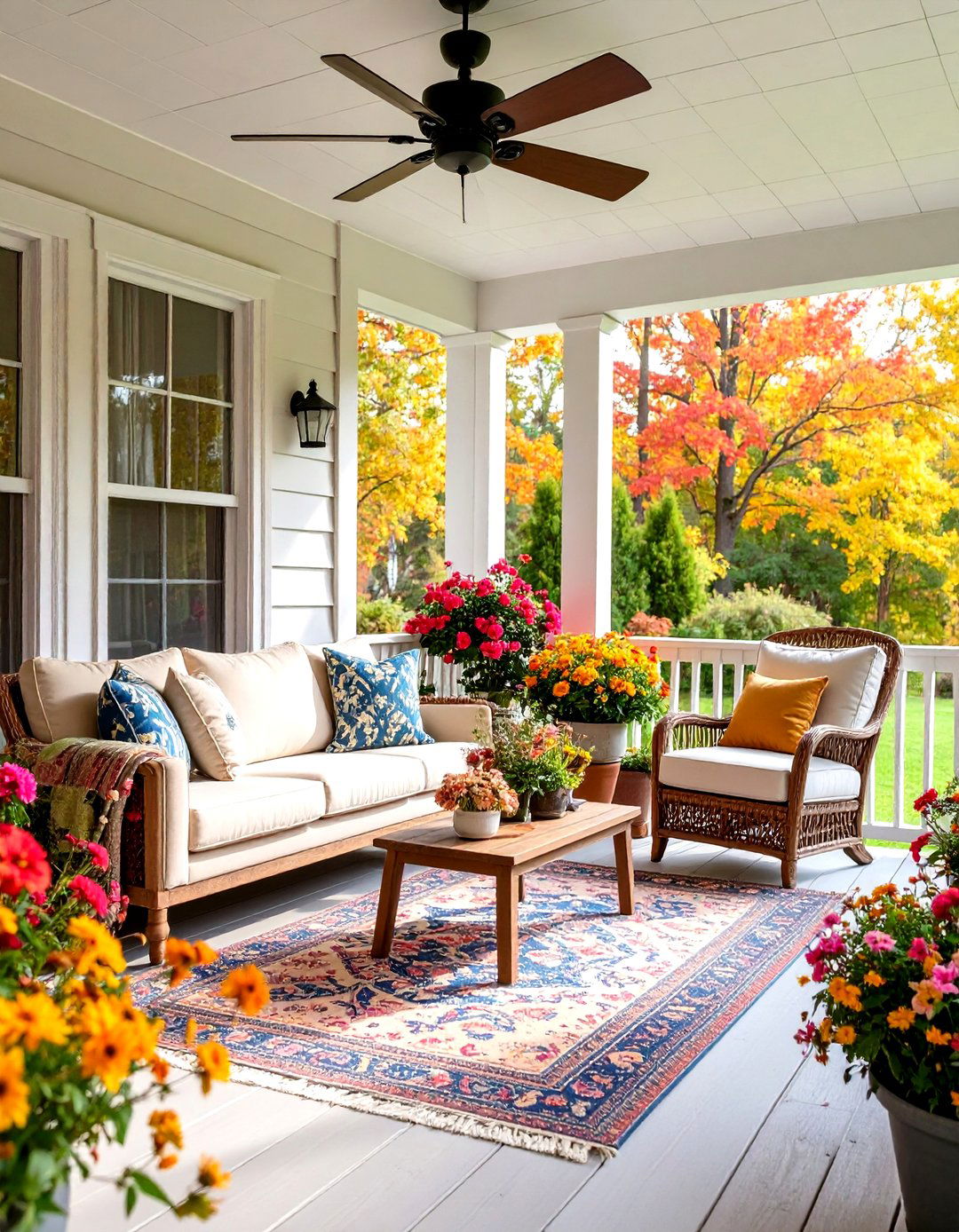Screened In Farmhouse Porch for All Seasons - 30 farmhouse front porch ideas