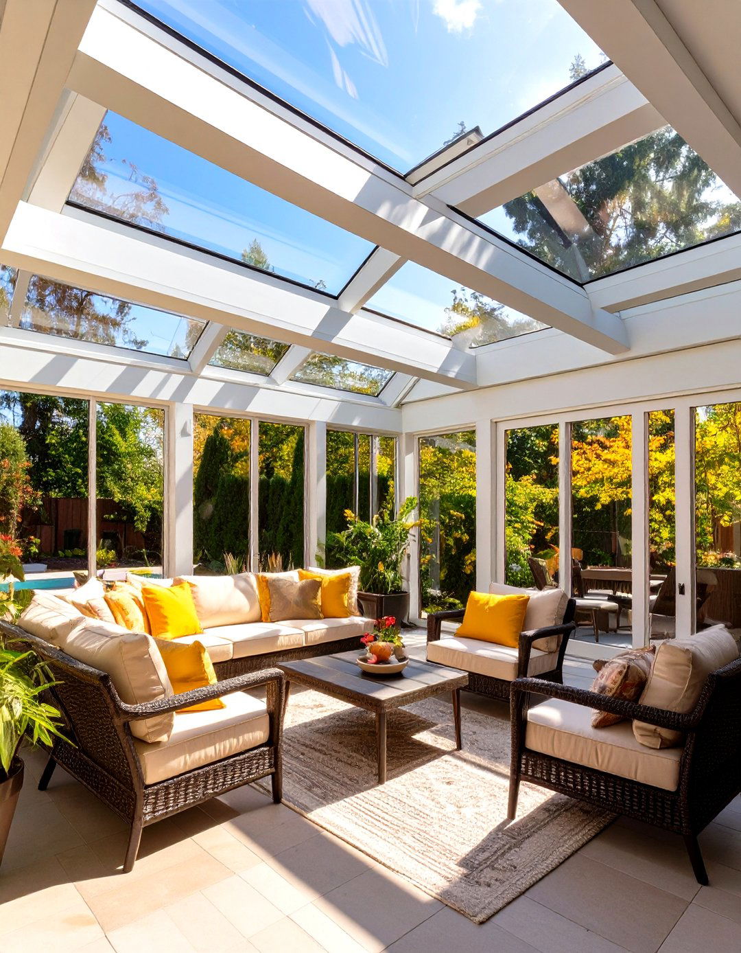 Screened In Patio with Skylights - 30 screened in patio ideas