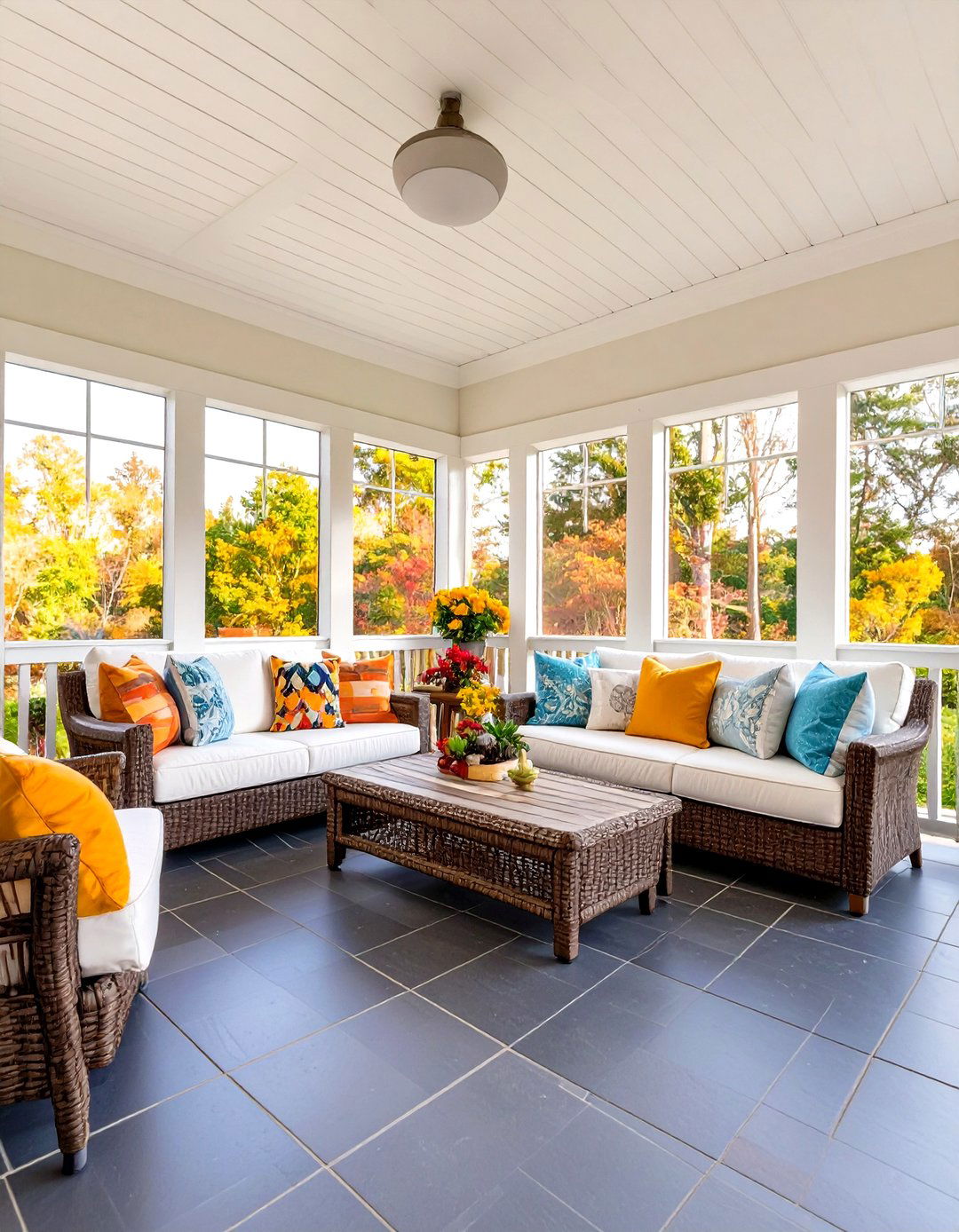 Screened In Porch with Heated Floors - 30 screen in porch ideas