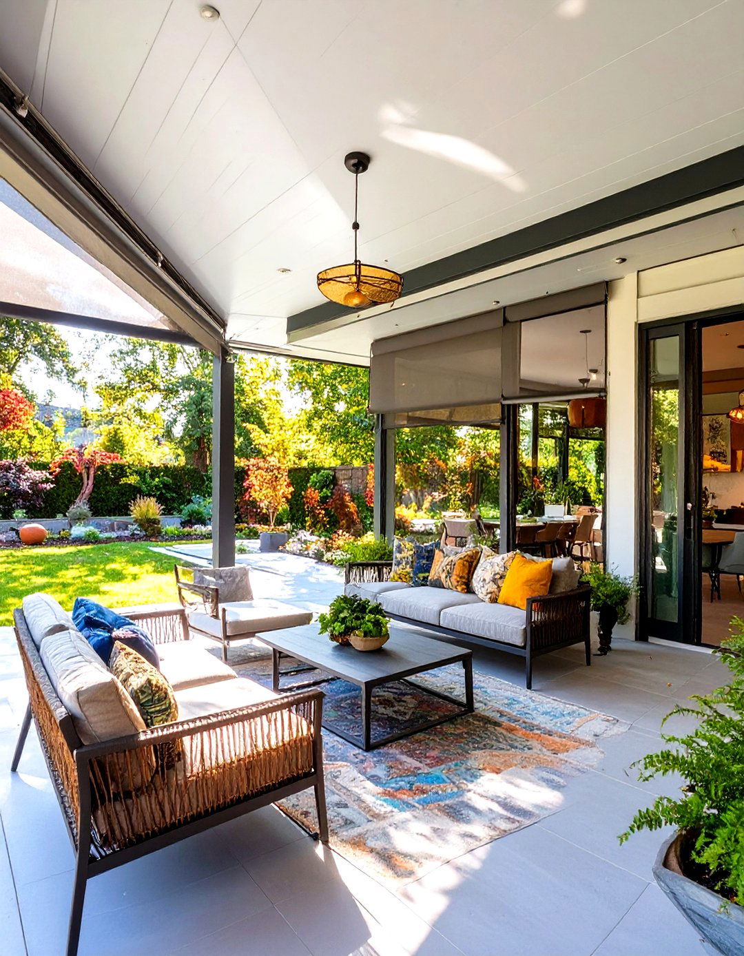 Screened In Porch with Retractable Screens - 30 screen in porch ideas