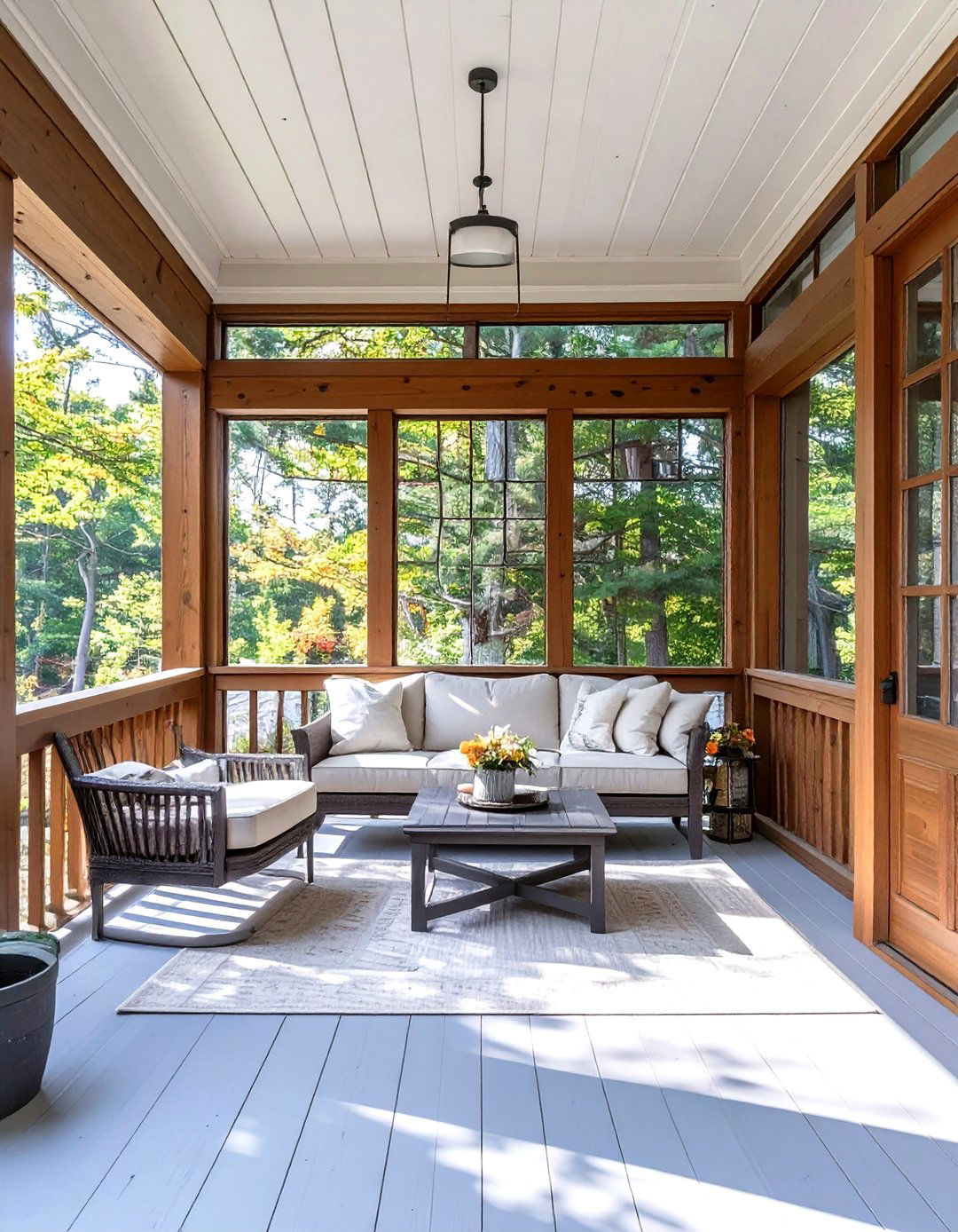 30 Classic Wood Front Porch Ideas for Home Curb Appeal - We Love Home Blog