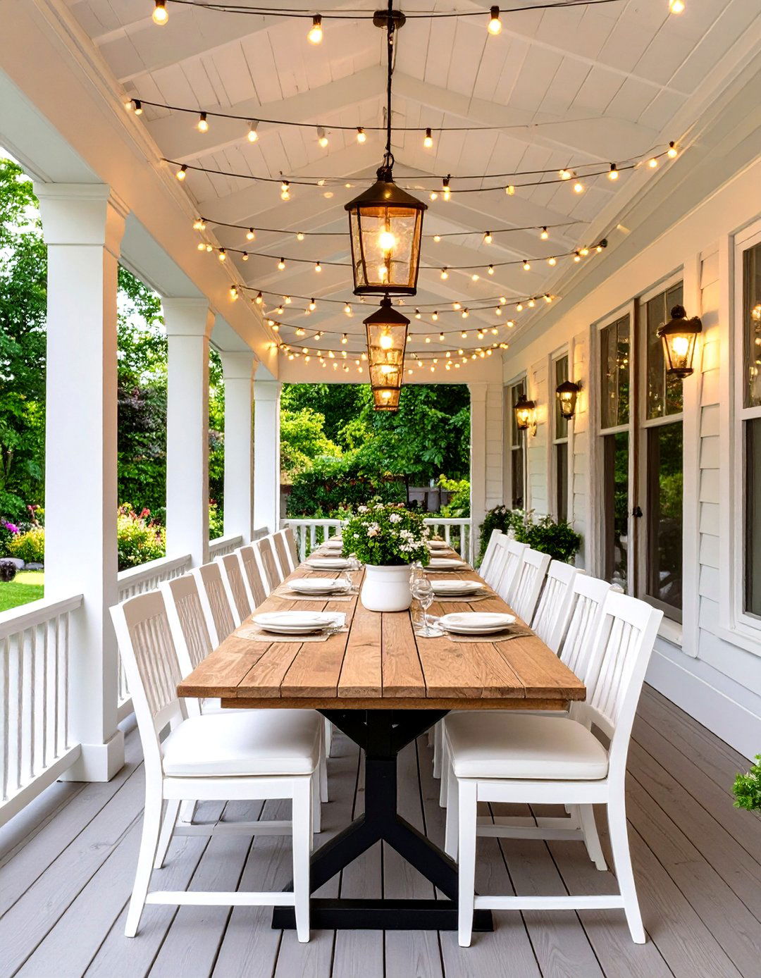Screened Porch as a Dining Extension - 30 screened porch ideas