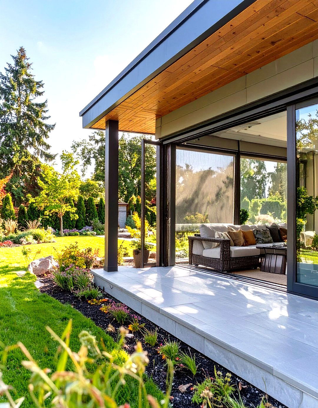 Screened Porch with Retractable Screens - 30 screened porch ideas