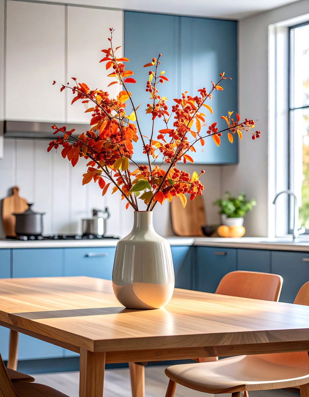 Sculptural Branch Display - 30 kitchen table centerpiece ideas