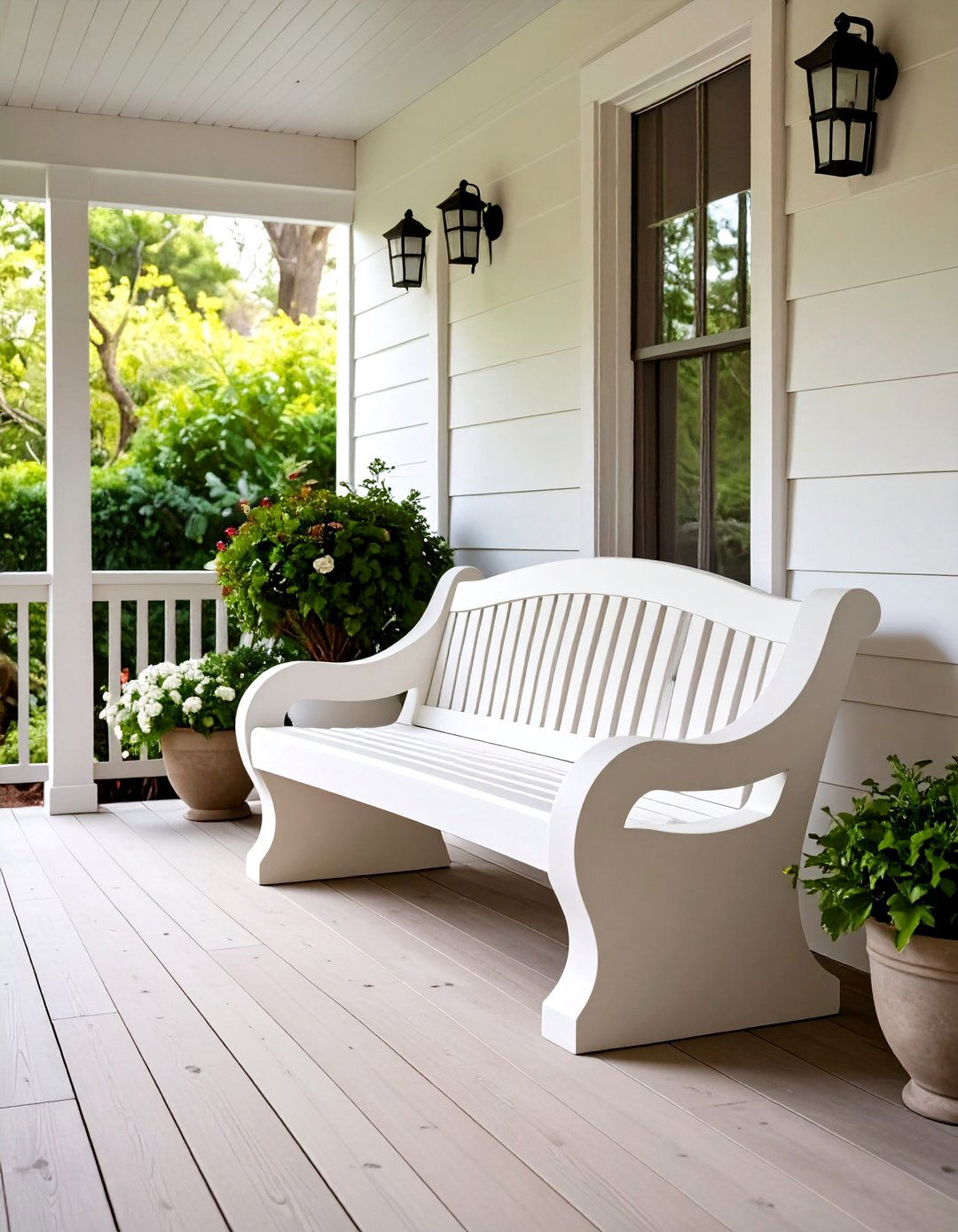 Sculptural Seating Porch - 30 31 modern front porch ideas