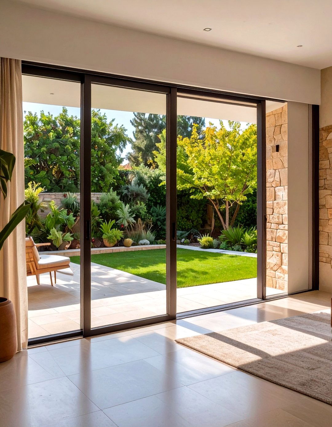 Seamless Indoor Outdoor Connection - 30 zen interior design ideas