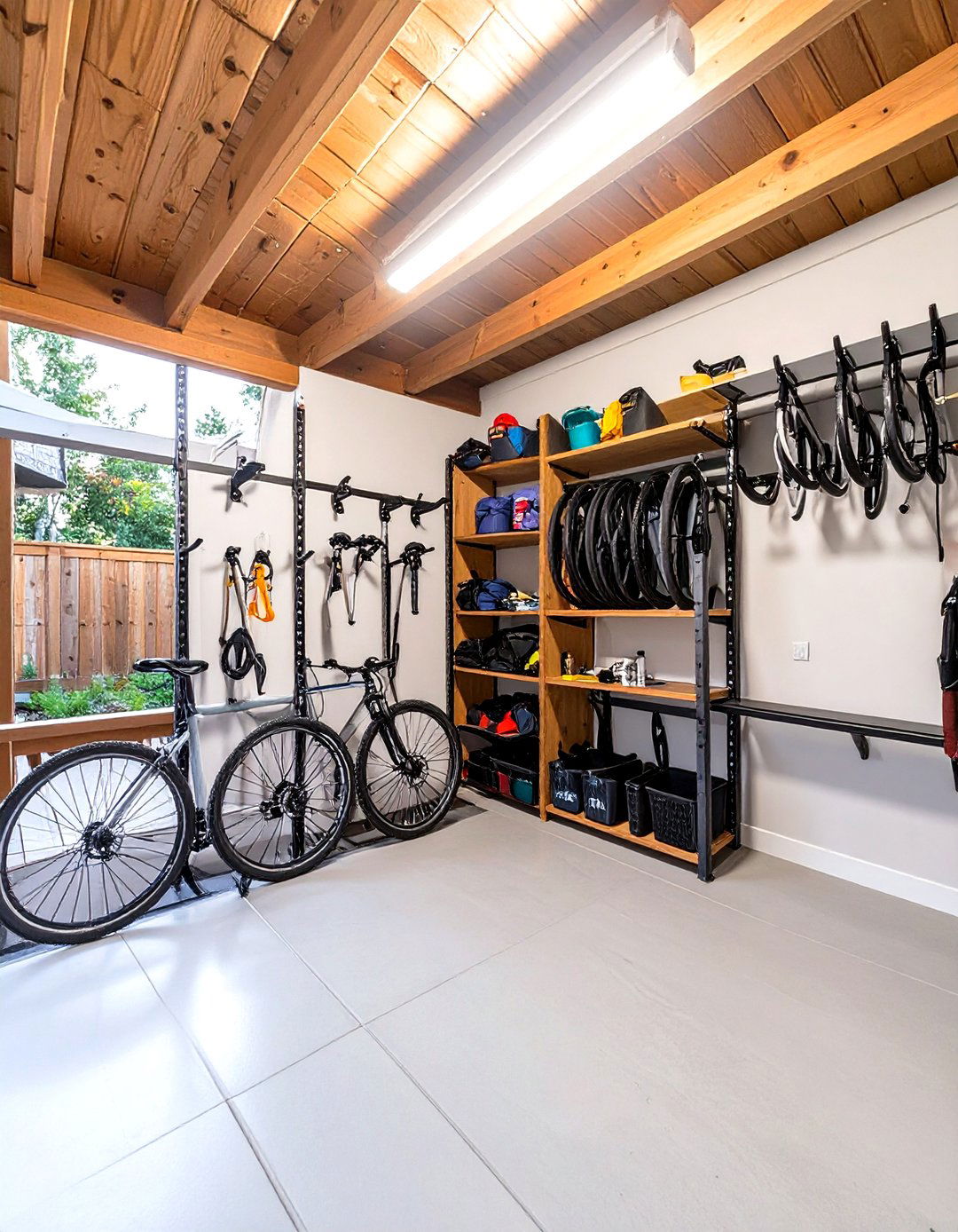 Secure Bicycle and Gear Storage - 30 enclosing under a deck ideas