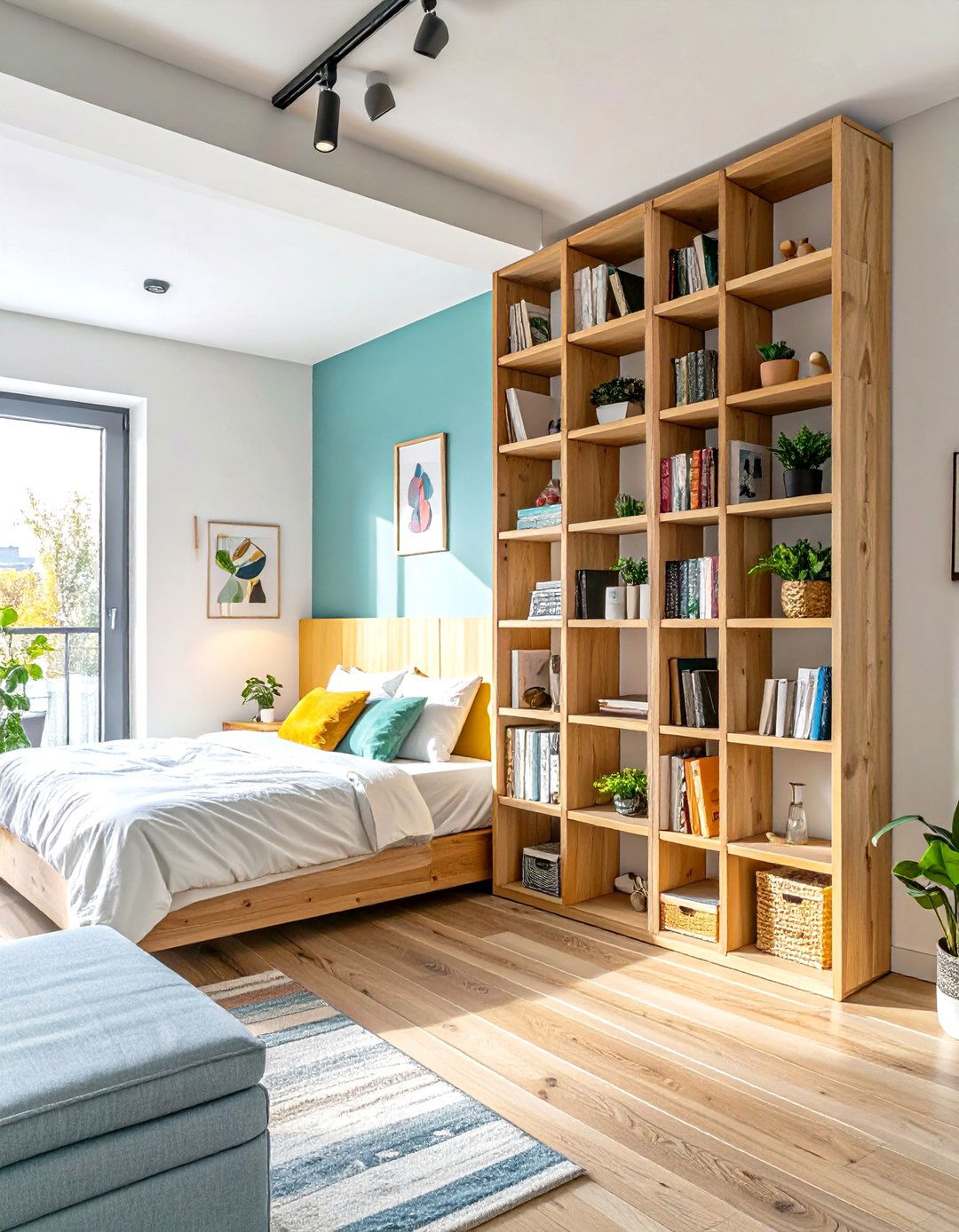 See Through Room Dividers - 30 small room decor ideas