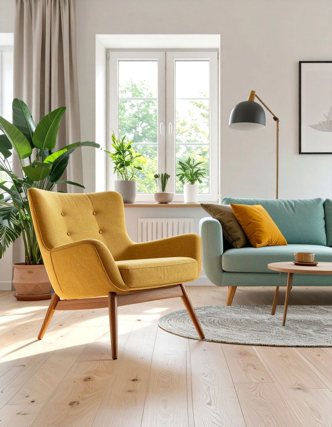 Select Furniture with Exposed Legs - 30 simple living room ideas
