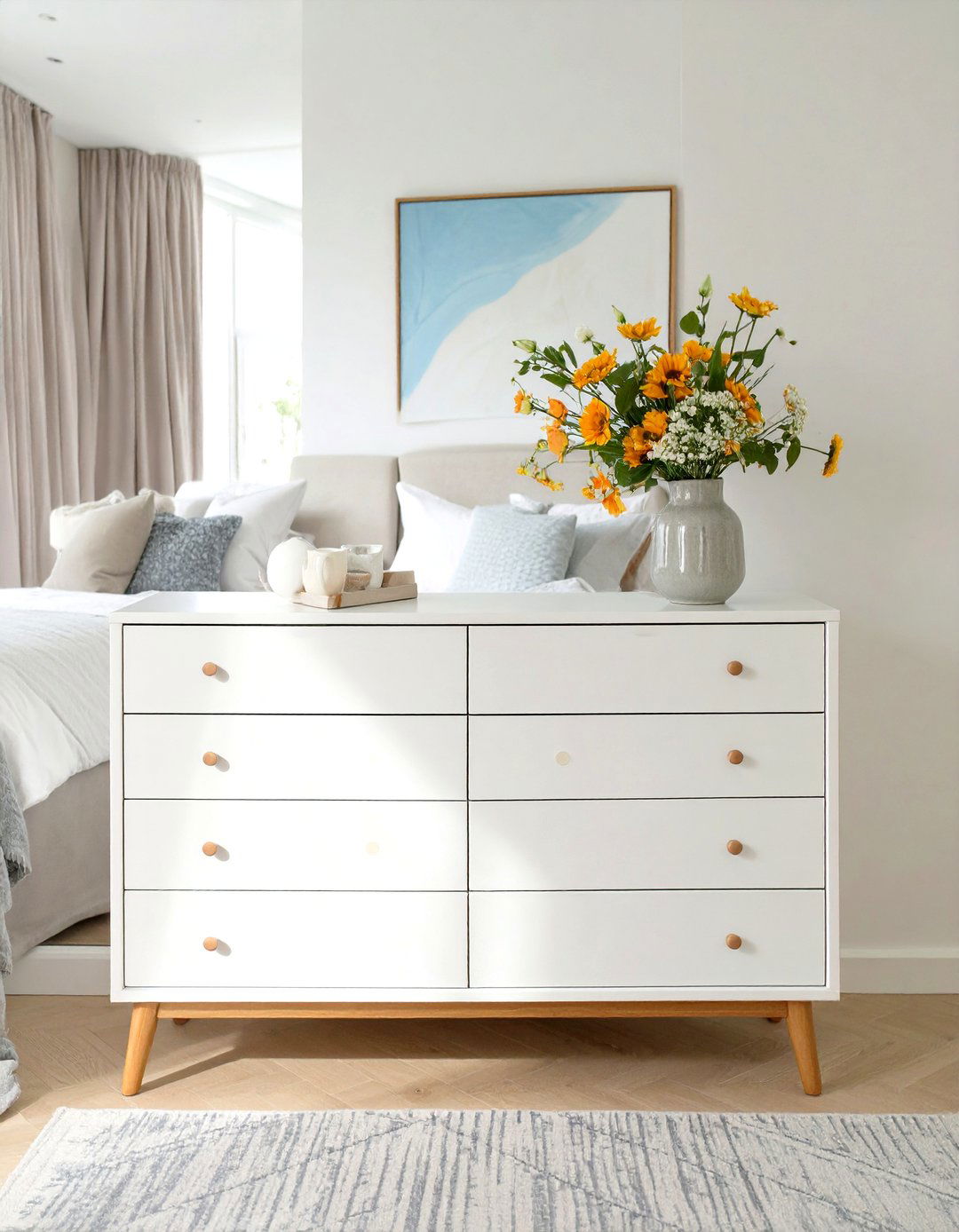 Select a Simple Dresser for the Master Bedroom - 30 simple master bedroom ideas