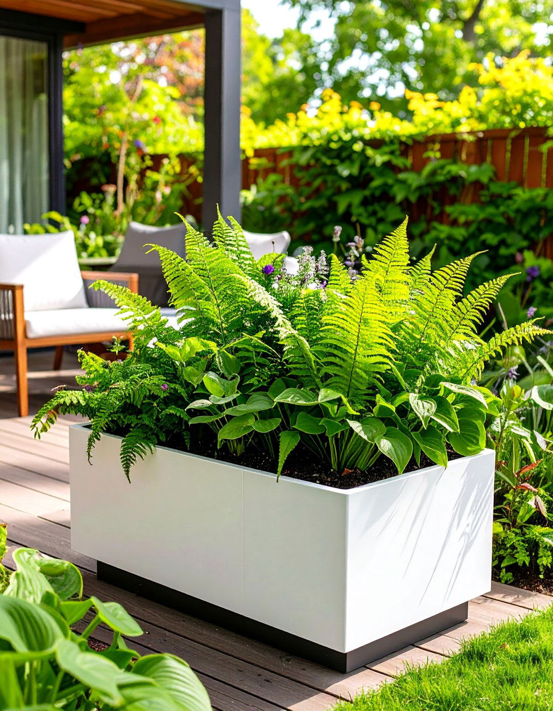 Self Watering Patio Planter - 30 patio planter ideas
