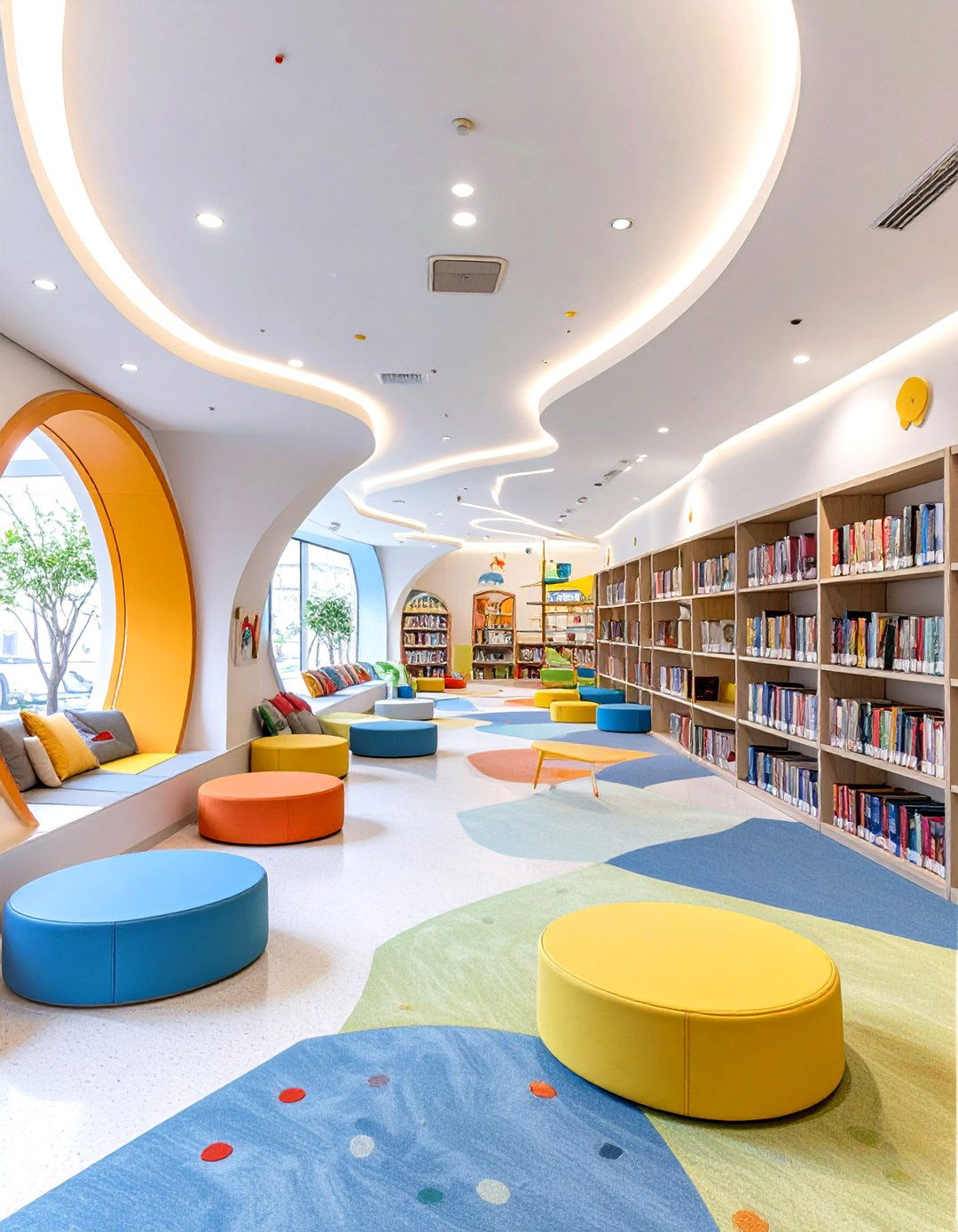 Sensory Rich Design for a Childrens Library - 30 interior design major ideas