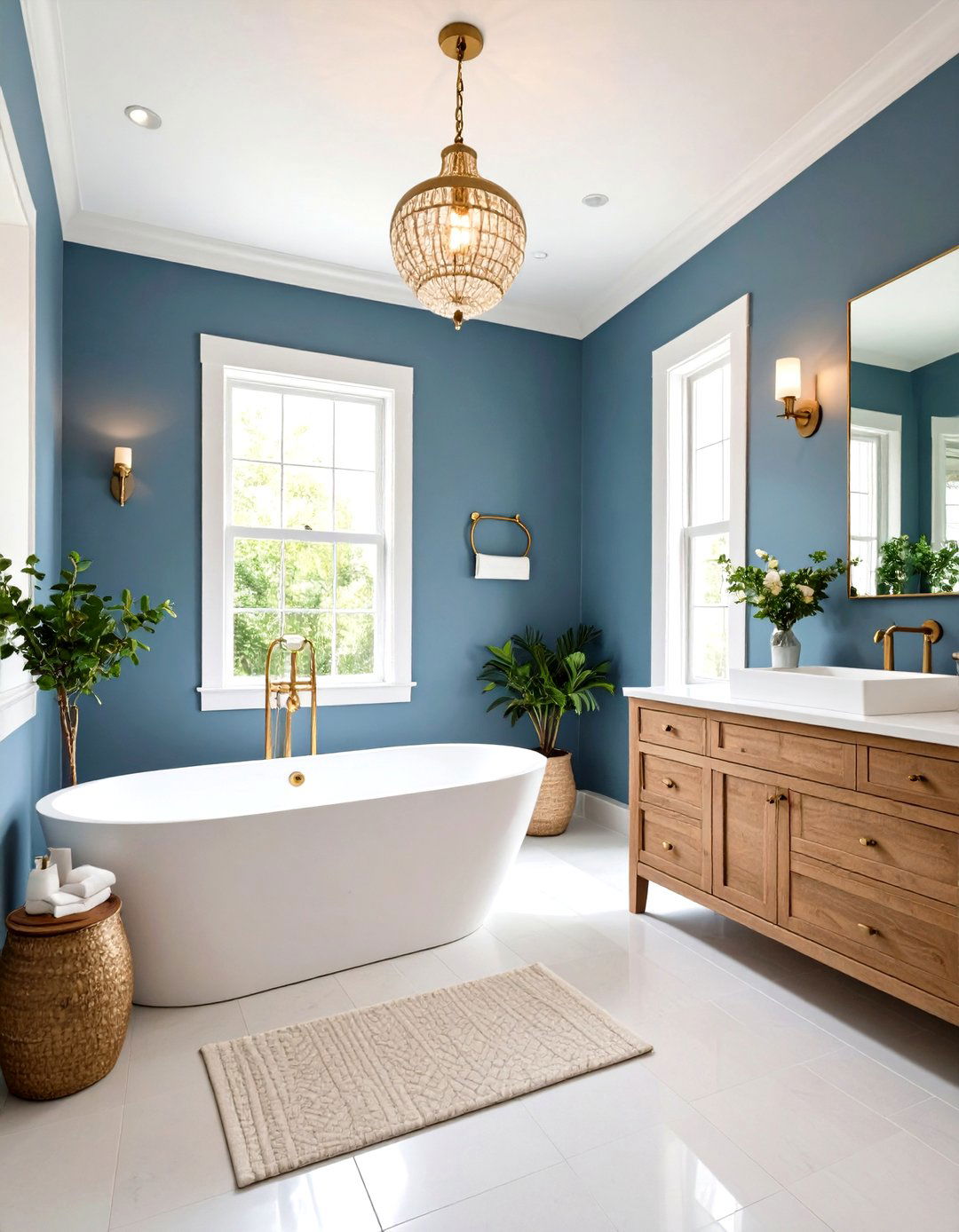 Serene Dusty Blue Paint Color - 30 paint color ideas