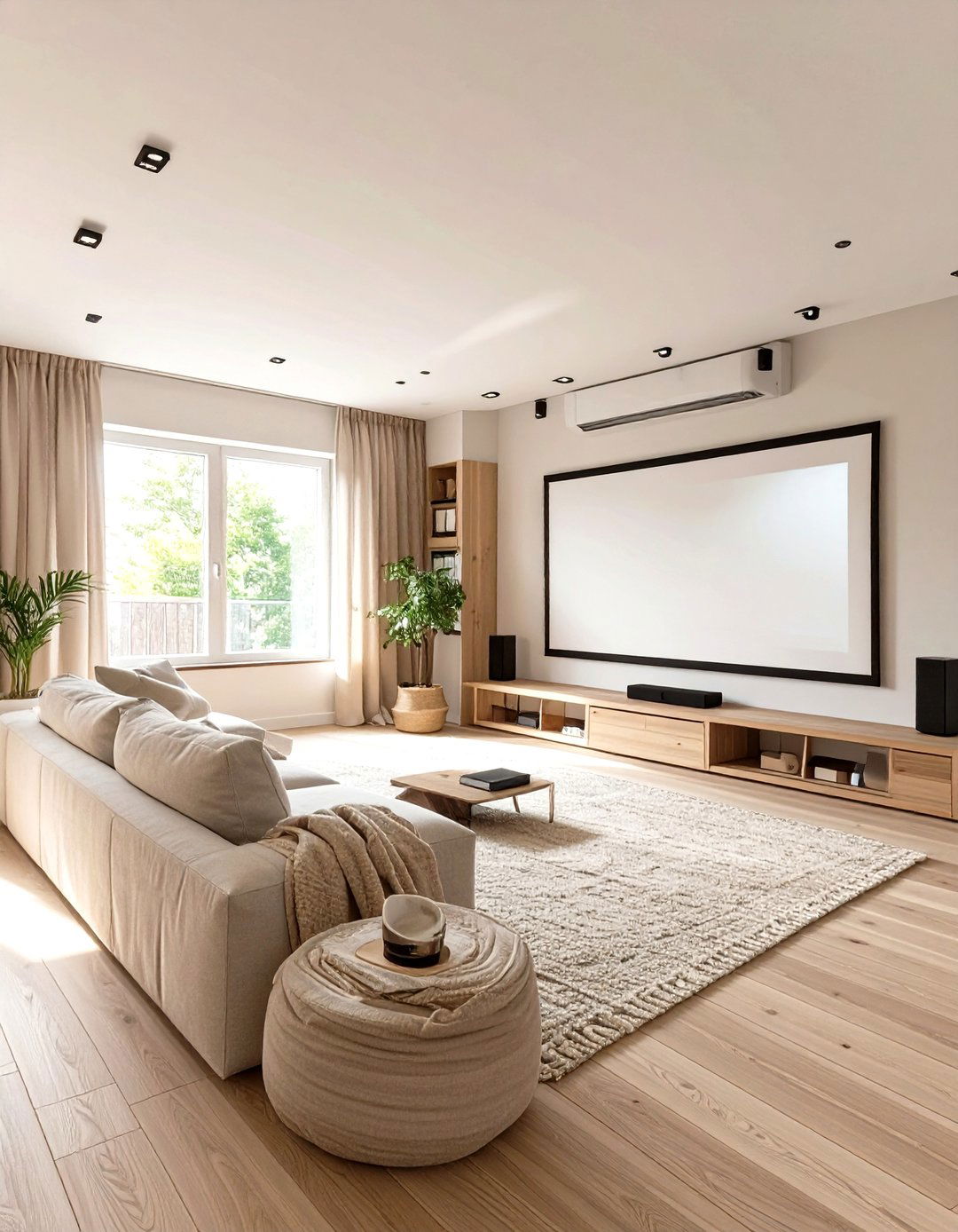 Serene Scandinavian Retreat - 30 home theater design ideas