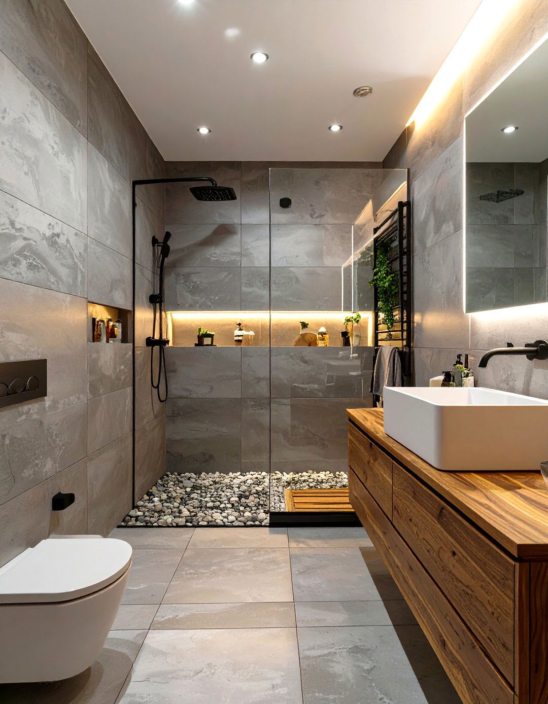 Serene Spa Bathroom Tiles - 30 bathroom tiles ideas