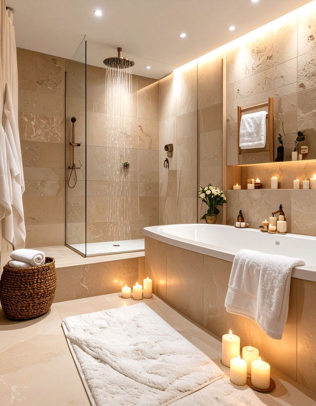 Serene Spa Bathroom - 30 girls bathroom ideas