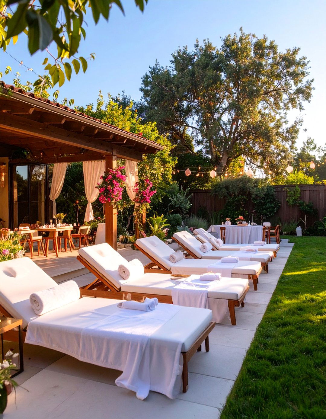 Serene Spa Day Retreat - 30 backyard sweet 16 party ideas at home