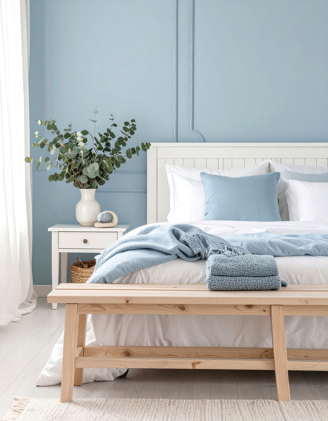 Serene Spa Like Light Blue Bedroom - 30 blue bedroom ideas