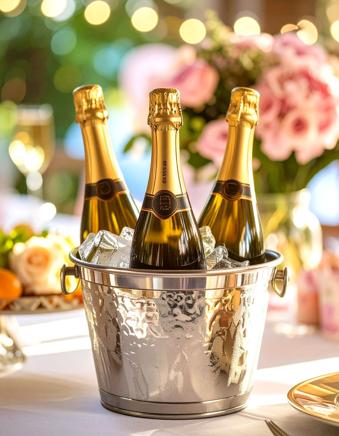 Set of Mini Champagne Bottles - 30 baby shower game prize ideas