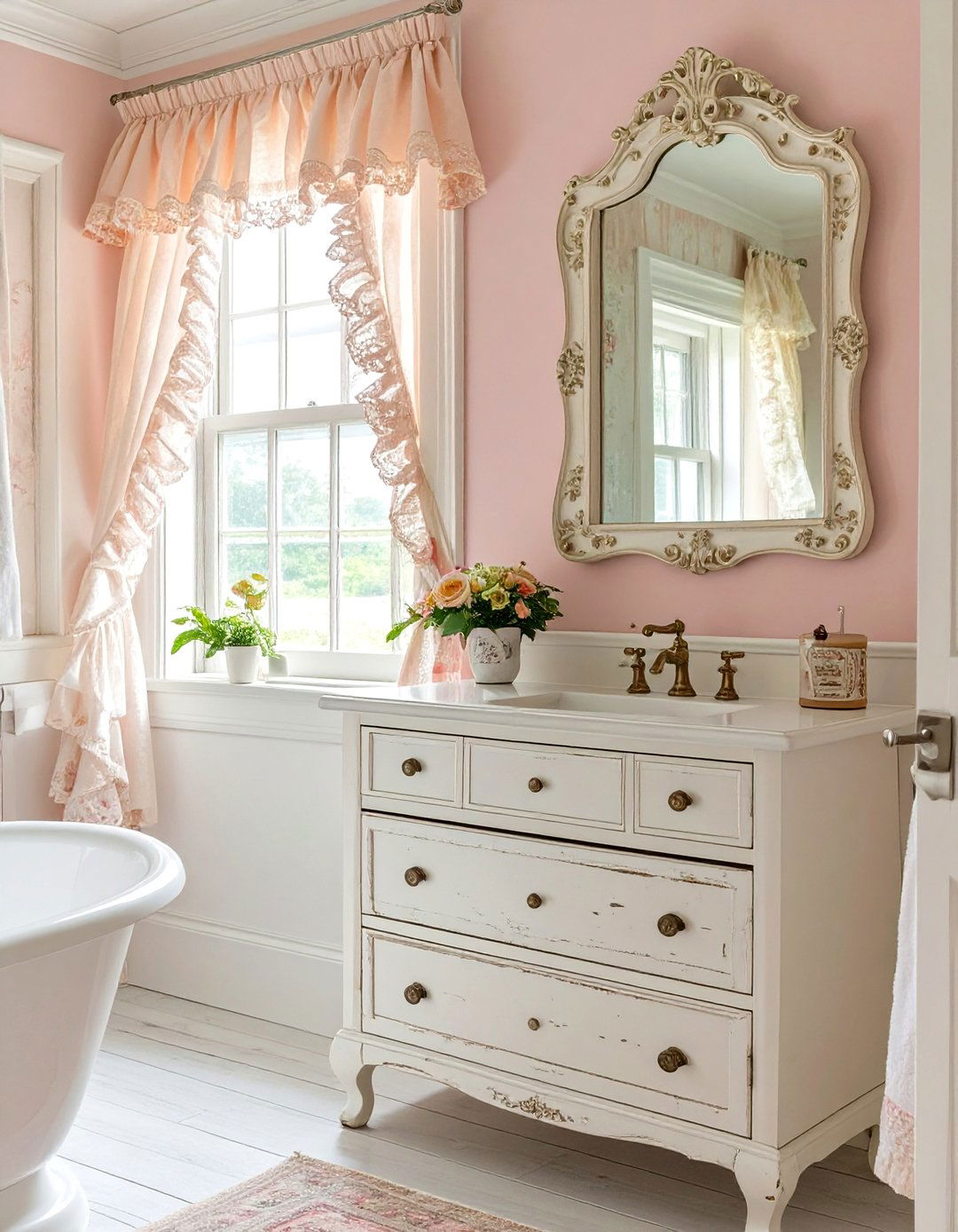 Shabby Chic Bathroom - 30 bathroom theme ideas