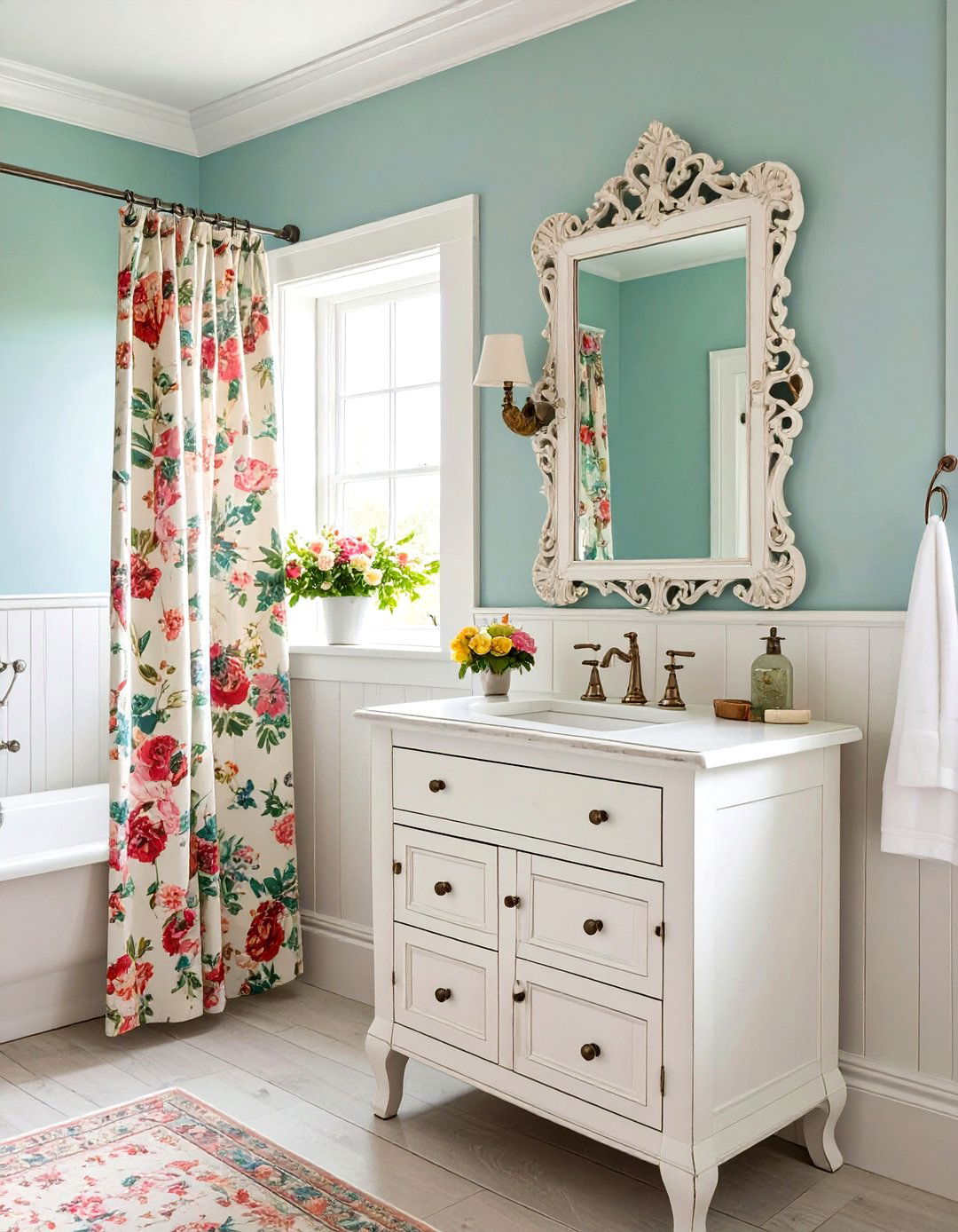 Shabby Chic Bathroom Retreat - 30 design bathroom online ideas