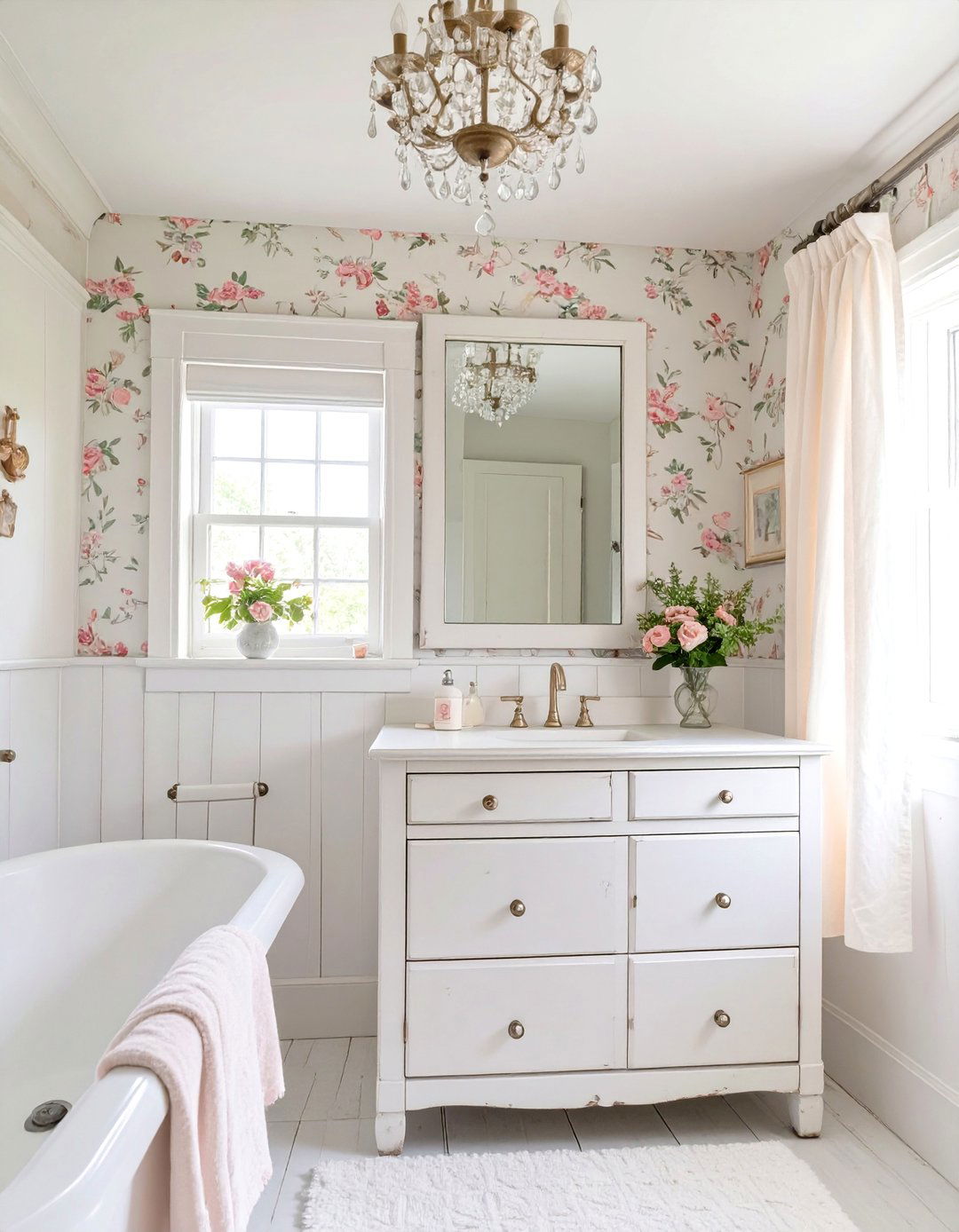 Shabby Chic Bathroom Retreat - 30 bathroom interior design ideas