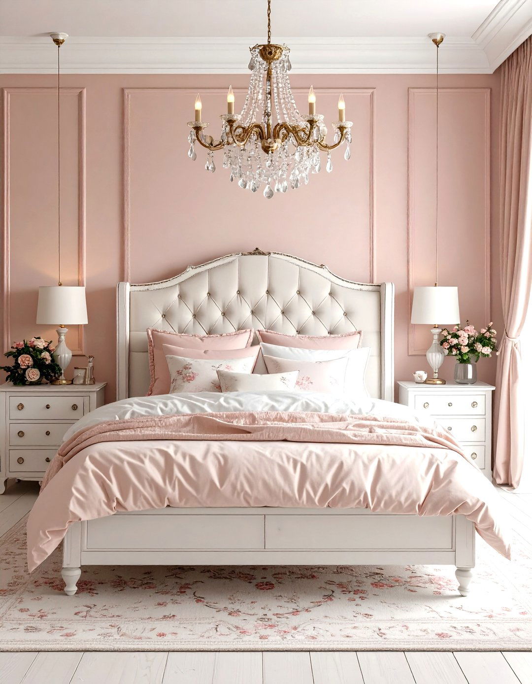 Shabby Chic Bedroom Color Scheme - 30 interior design color palette generator ideas