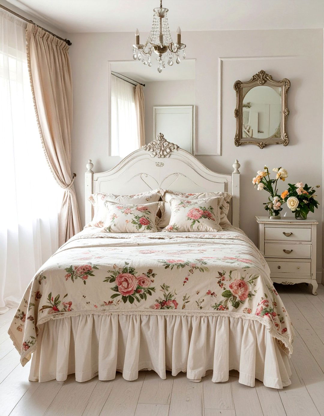 Shabby Chic Bedroom Decor - 30 interior design photos ideas