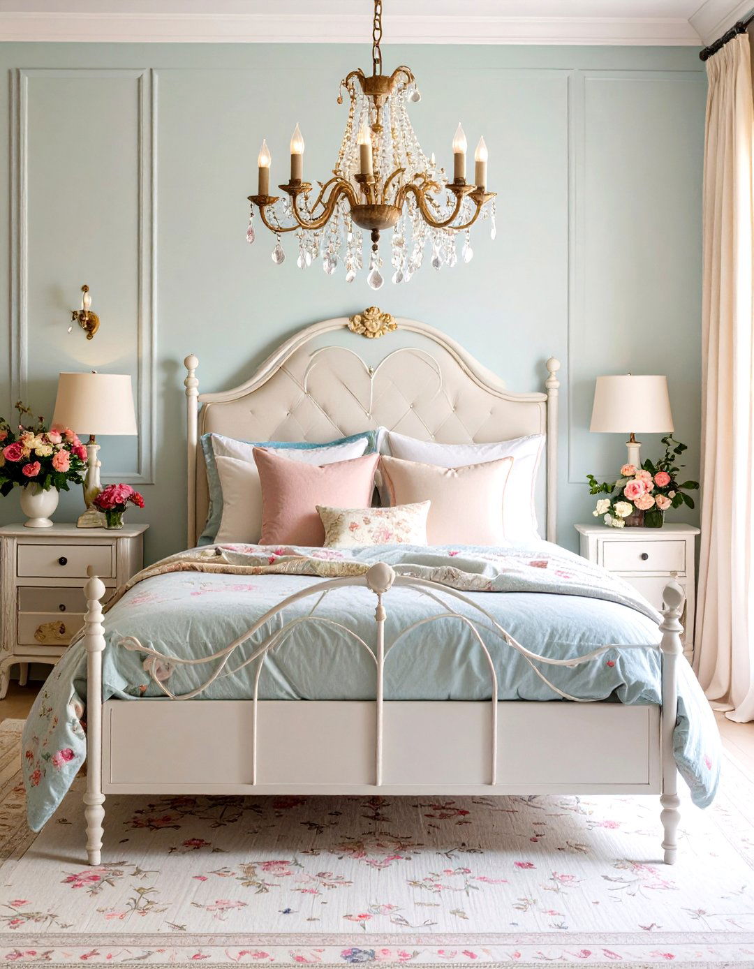 Shabby Chic Bedroom with Vintage Finds - 30 room interior design bedroom ideas