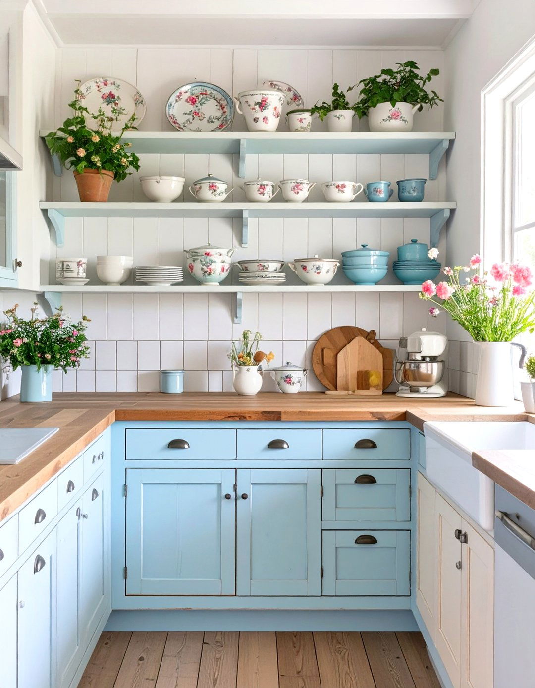 Shabby Chic Cottage Kitchen - 30 home design furniture ideas