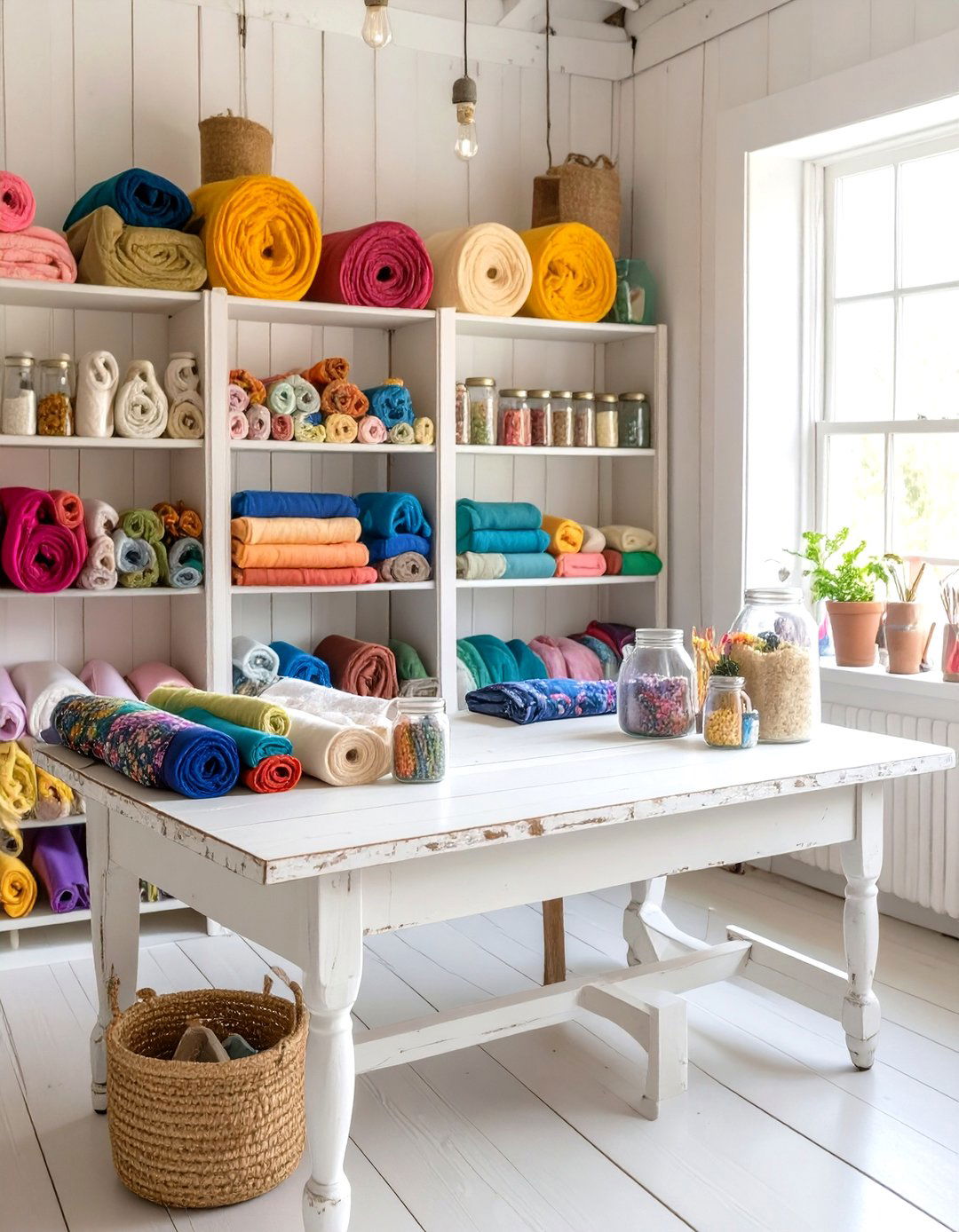 Shabby Chic Craft Room - 30 interior design blog ideas