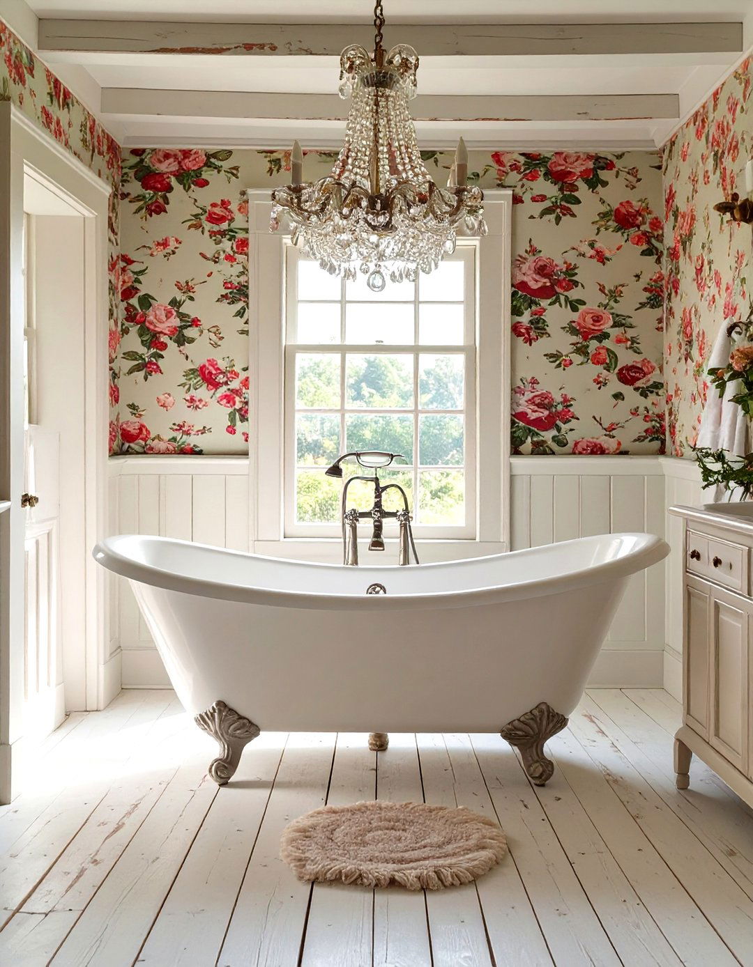 Shabby Chic Freestanding Bathroom Tub - 30 bathroom tub ideas