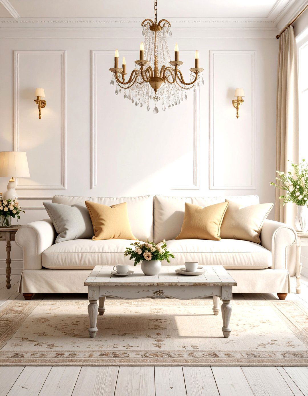 Shabby Chic Living Room - 30 design your living room ideas