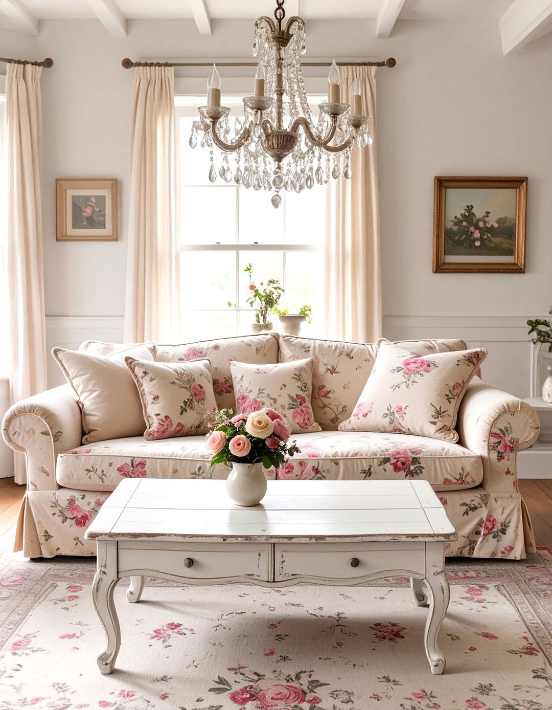 Shabby Chic Sweetness Living Room - 30 cute living room ideas
