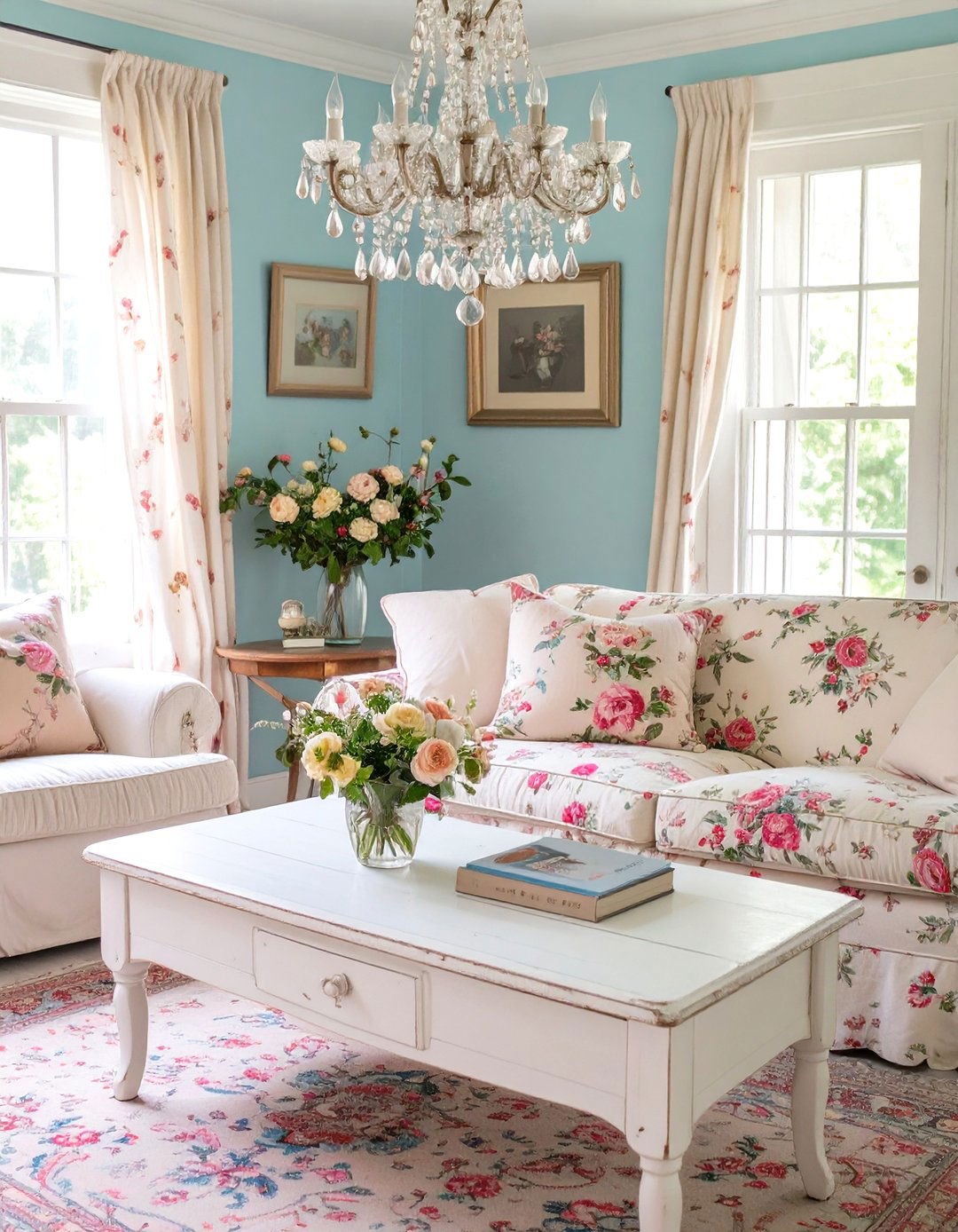 Shabby Chic Vintage Living Room - 30 vintage living room ideas