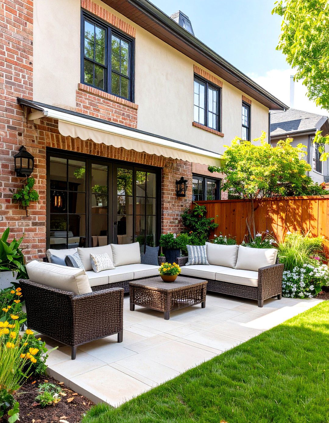 Shade from Adjacent Building or Wall - 30 patio shades ideas