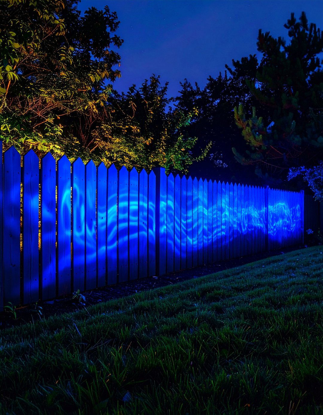 Shadow Casting Projector Lights - 30 backyard lights ideas