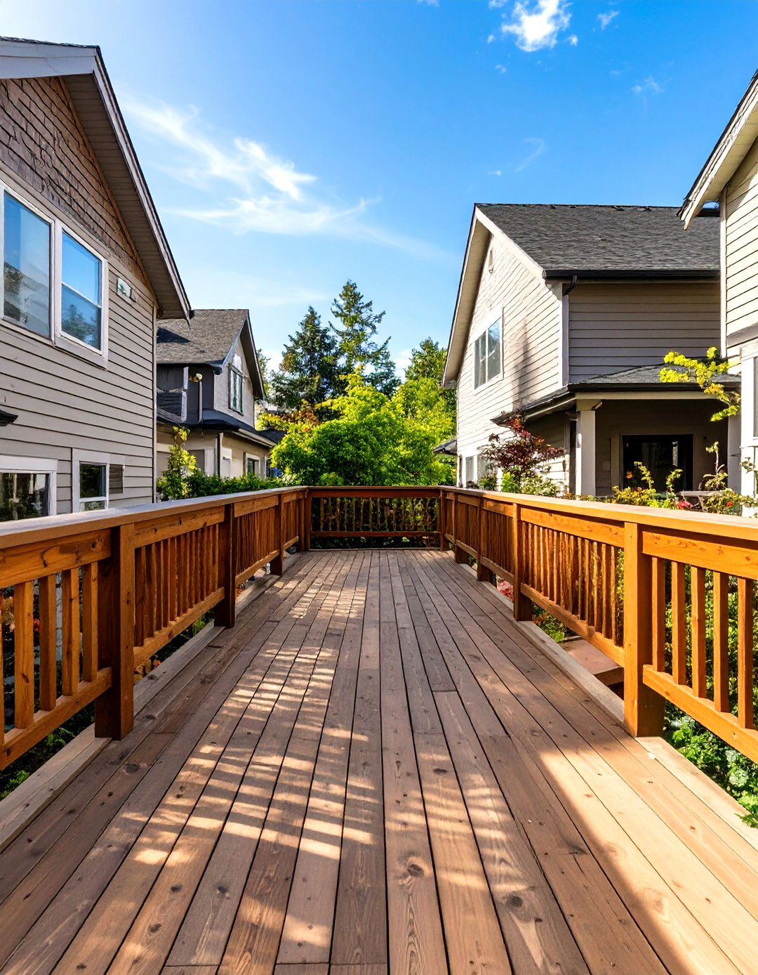 Shadowbox Wood Deck Railing - 30 wood deck deck railing ideas