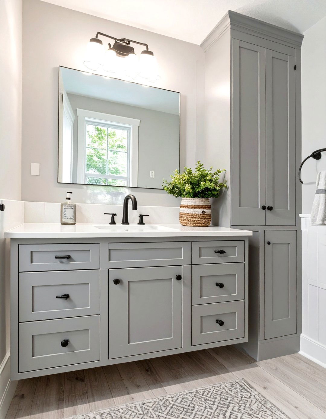 Shaker Style Bathroom Cabinet - 30 bathroom storage cabinet ideas