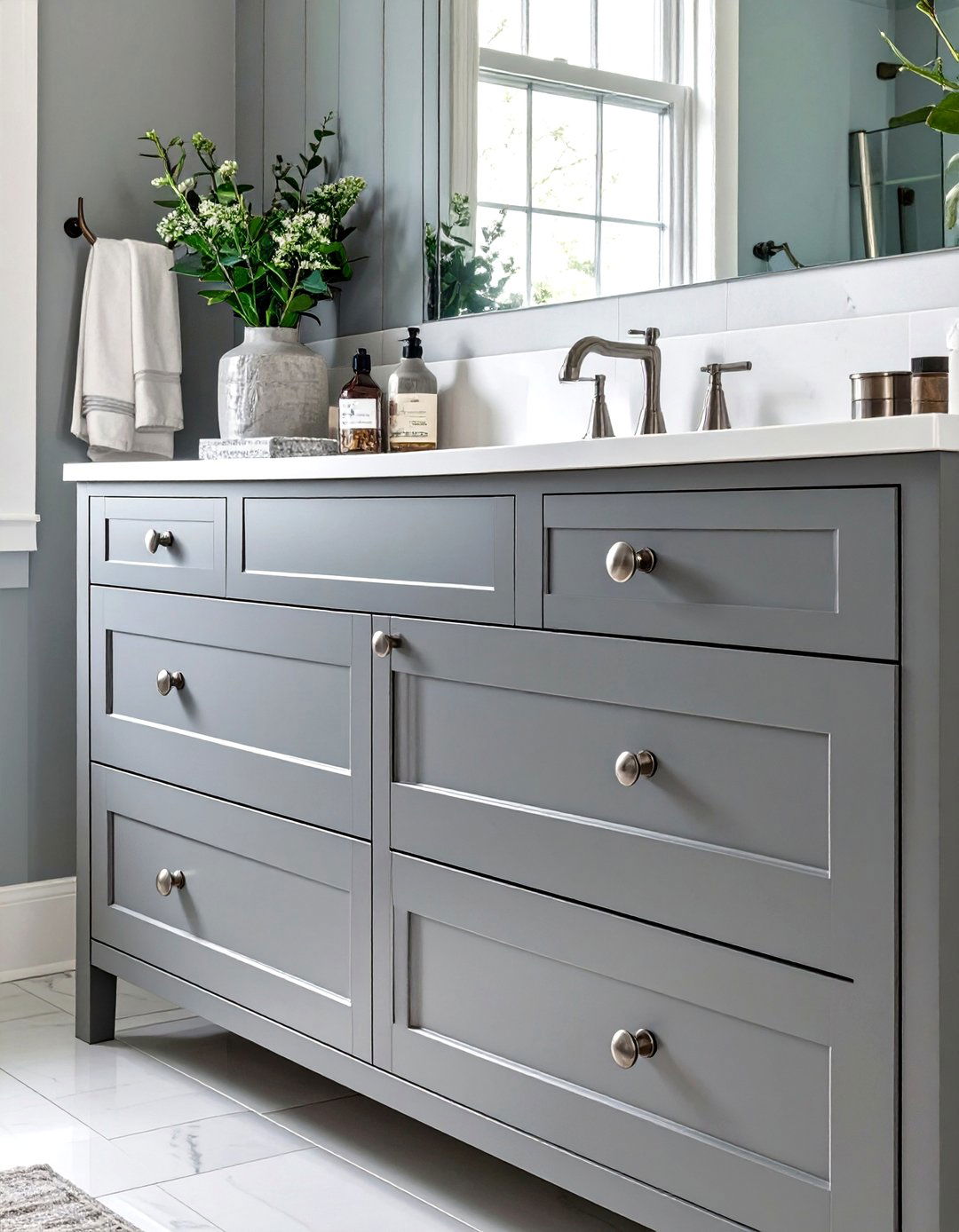 Shaker Style Cabinetry - 30 timeless bathroom design ideas