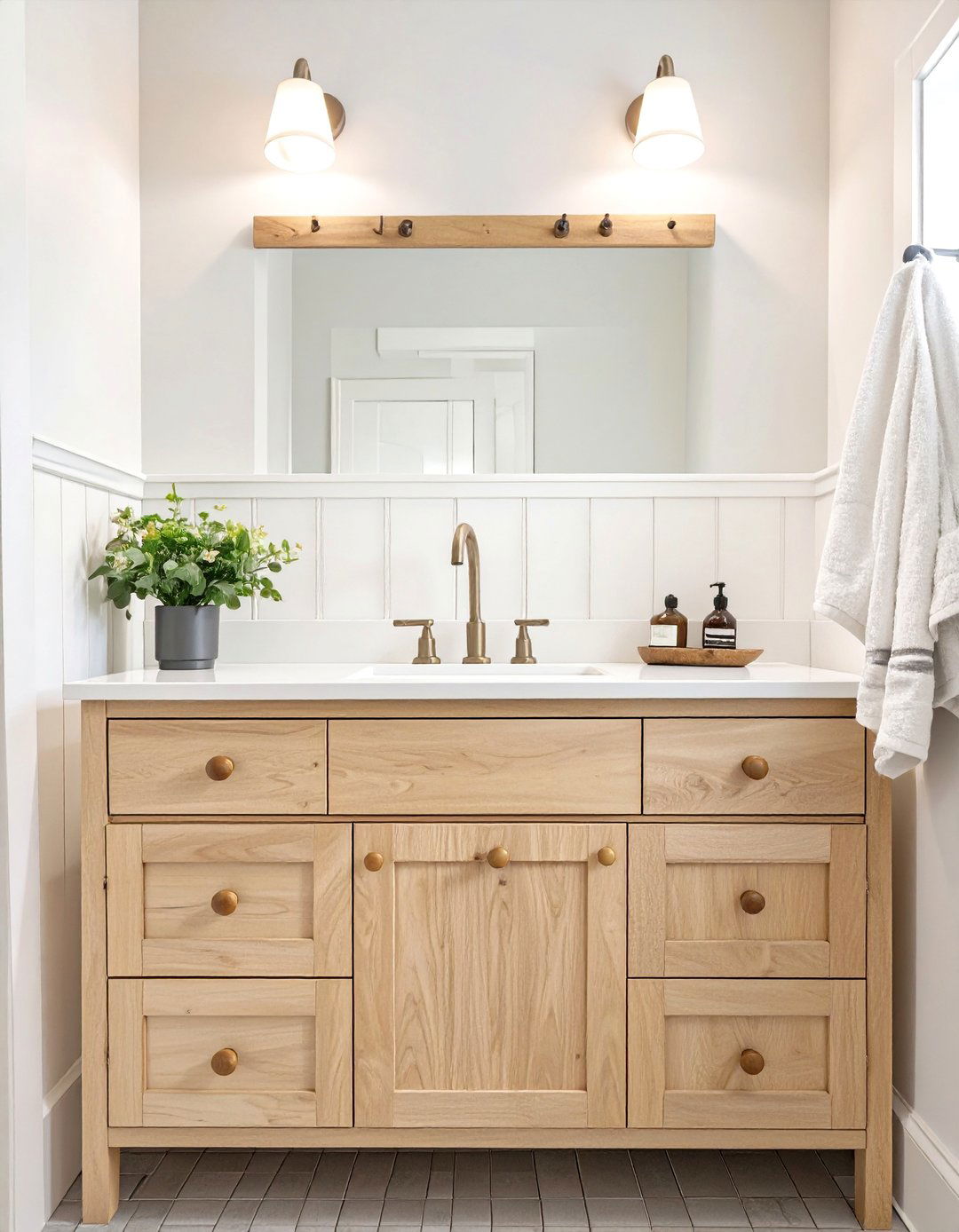 Shaker Style Simplicity Bathroom