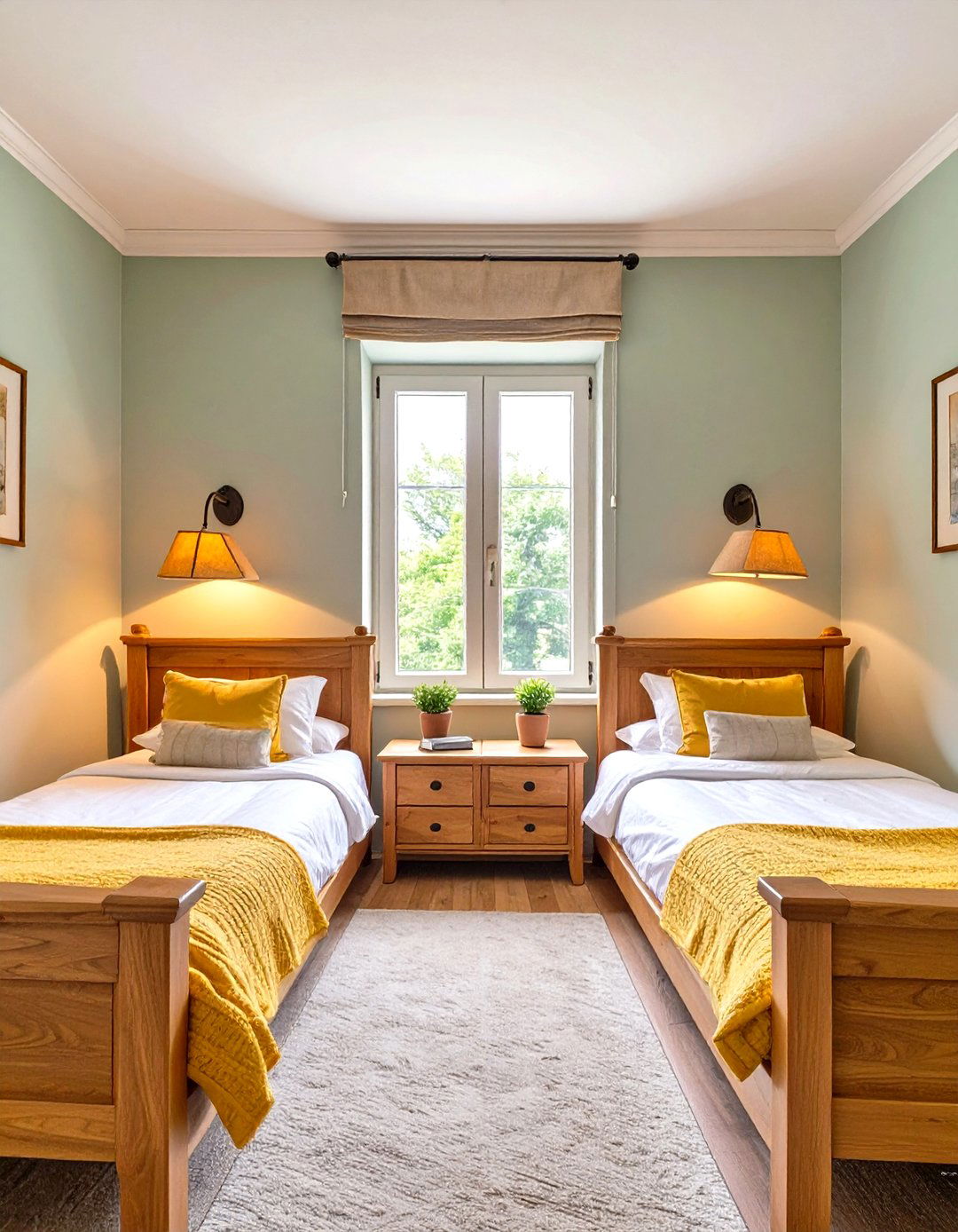 Shared Bedroom Featuring Symmetrical Design - 30 shared bedroom ideas