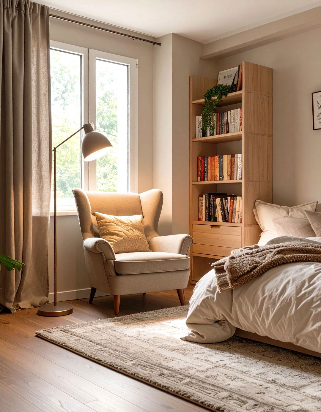 Shared Bedroom Featuring a Reading Nook - 30 shared bedroom ideas