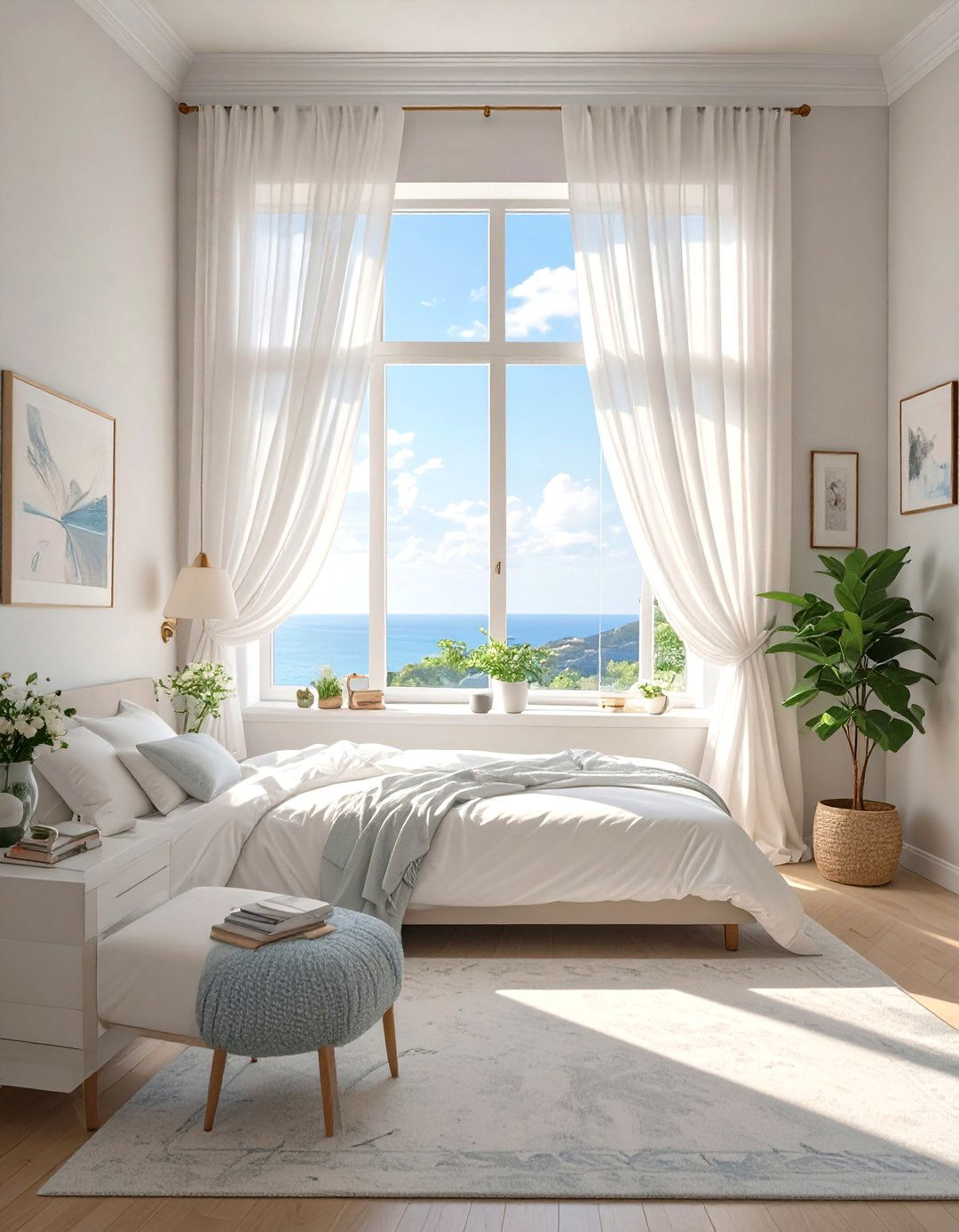 Sheer Curtains for Small Bedrooms - 30 small bedroom interior design ideas