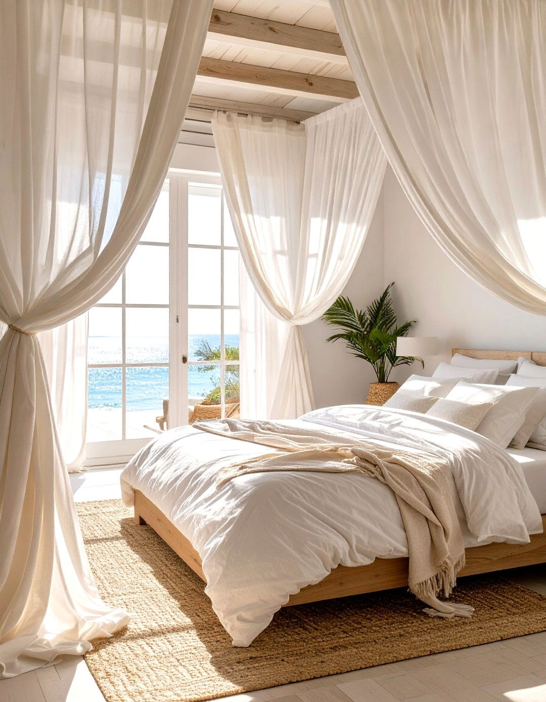 Sheer Curtains to Maximize Natural Light - 30 space interior design ideas