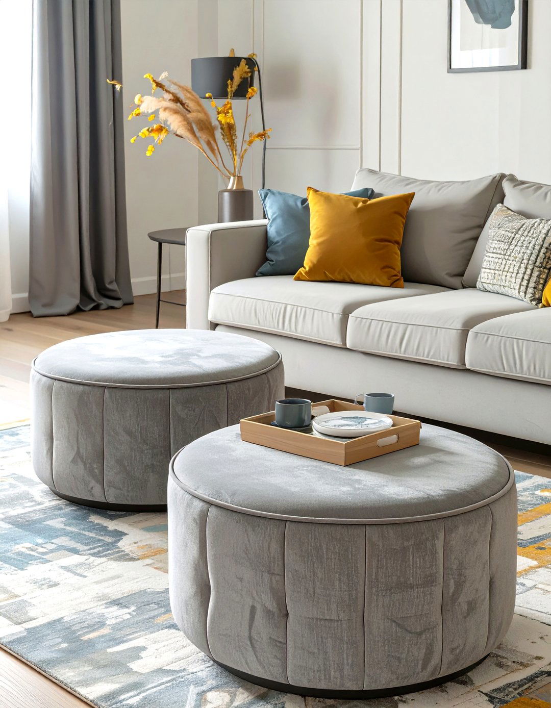 Sheer or Lightweight Curtains - 30 small family room ideas